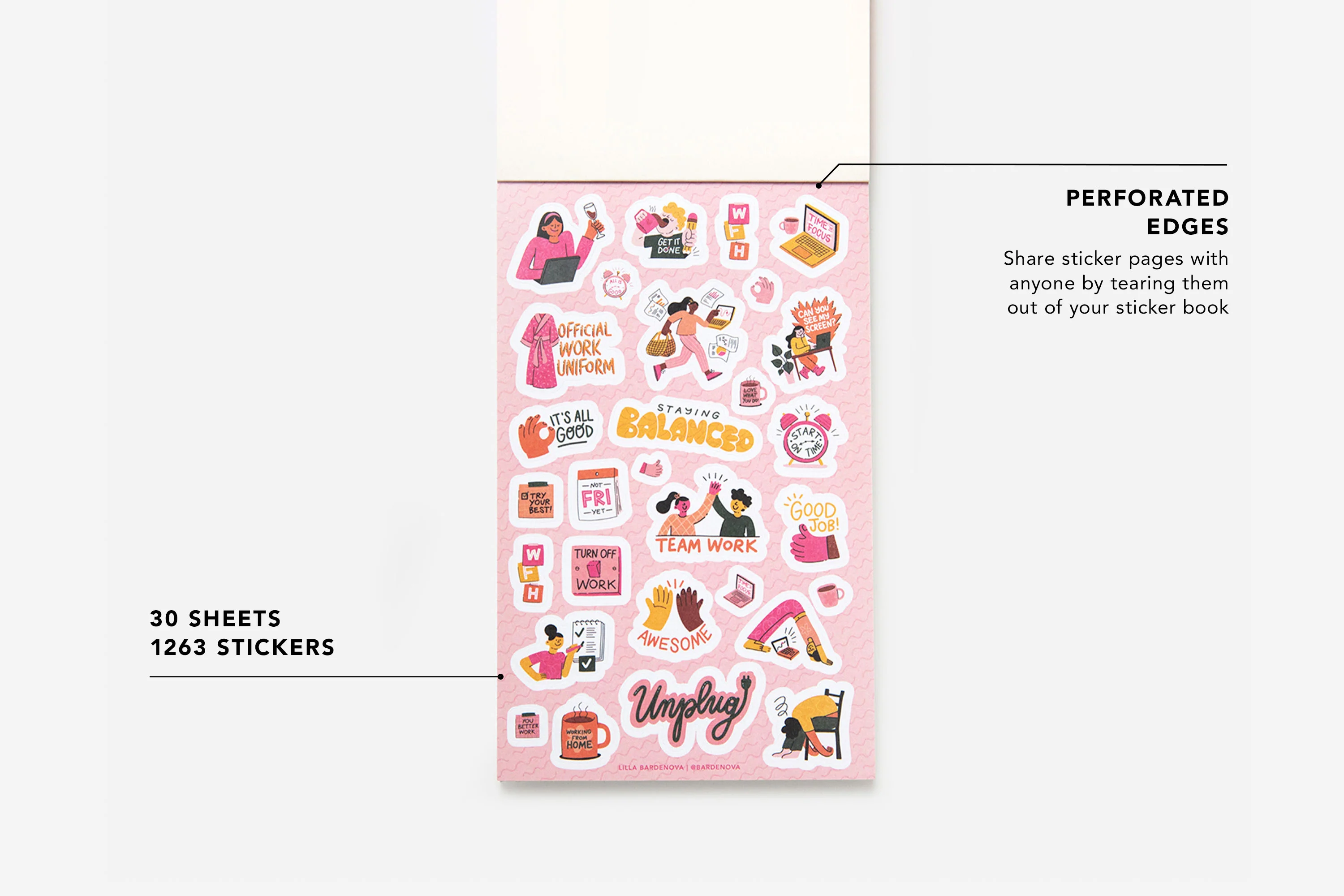 Adulting, Work and Everyday Life Sticker Book - Image 3