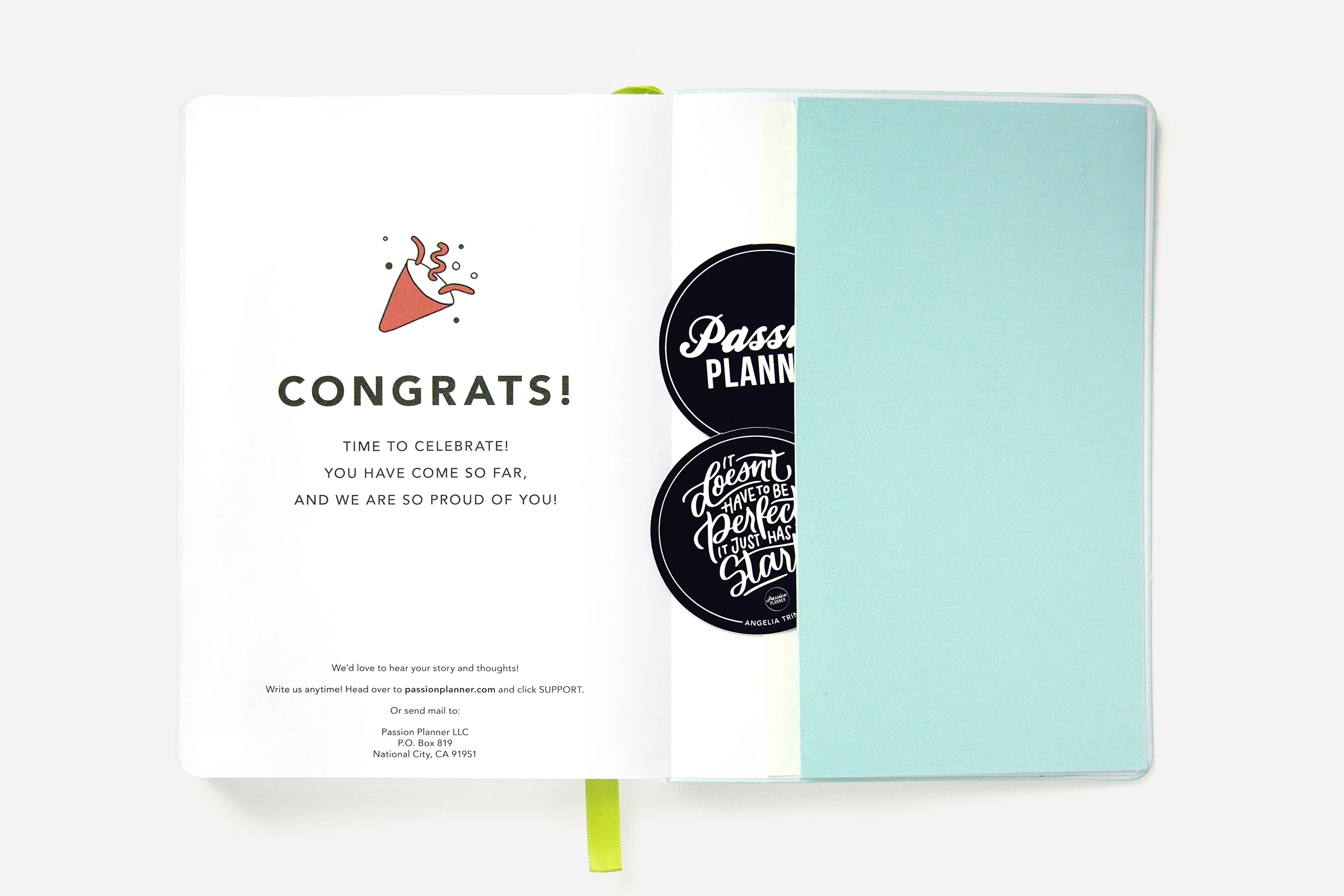 Daily Planner - Undated - Arctic Blue - Image 3