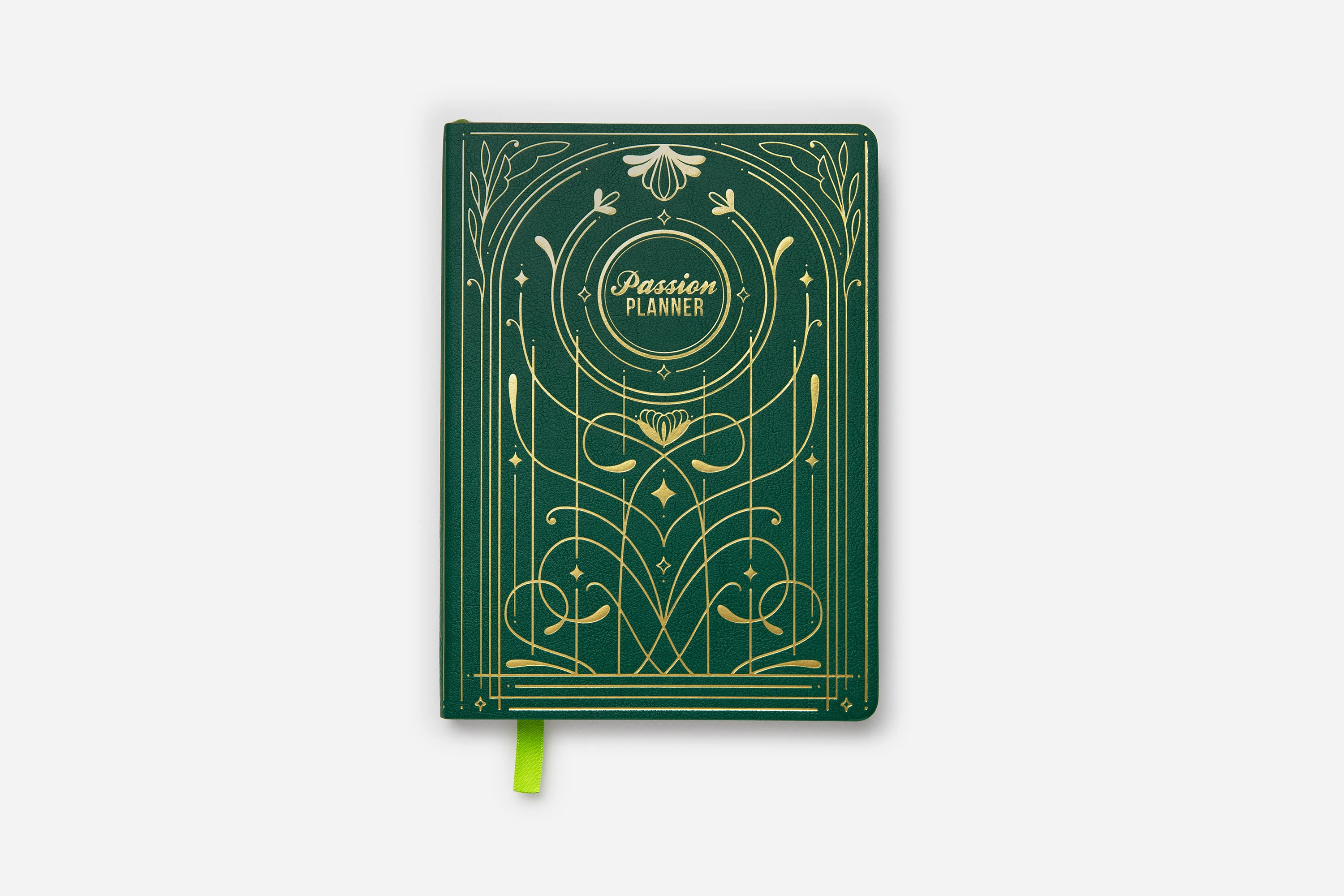 Daily Planner - Undated - Evergreen Gilded Magic