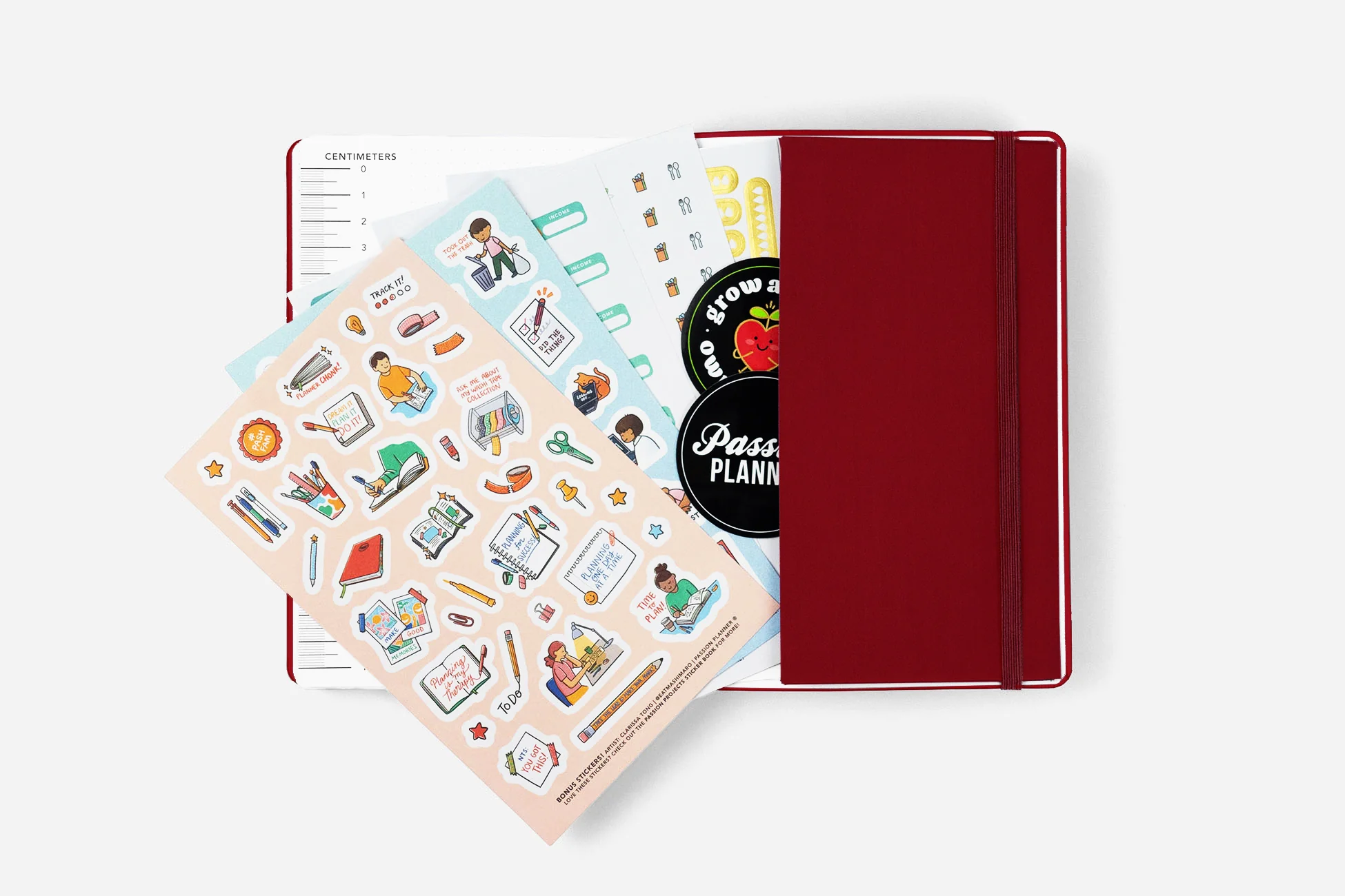 Daily Planner - Undated - Year of the Dragon Red - Image 3