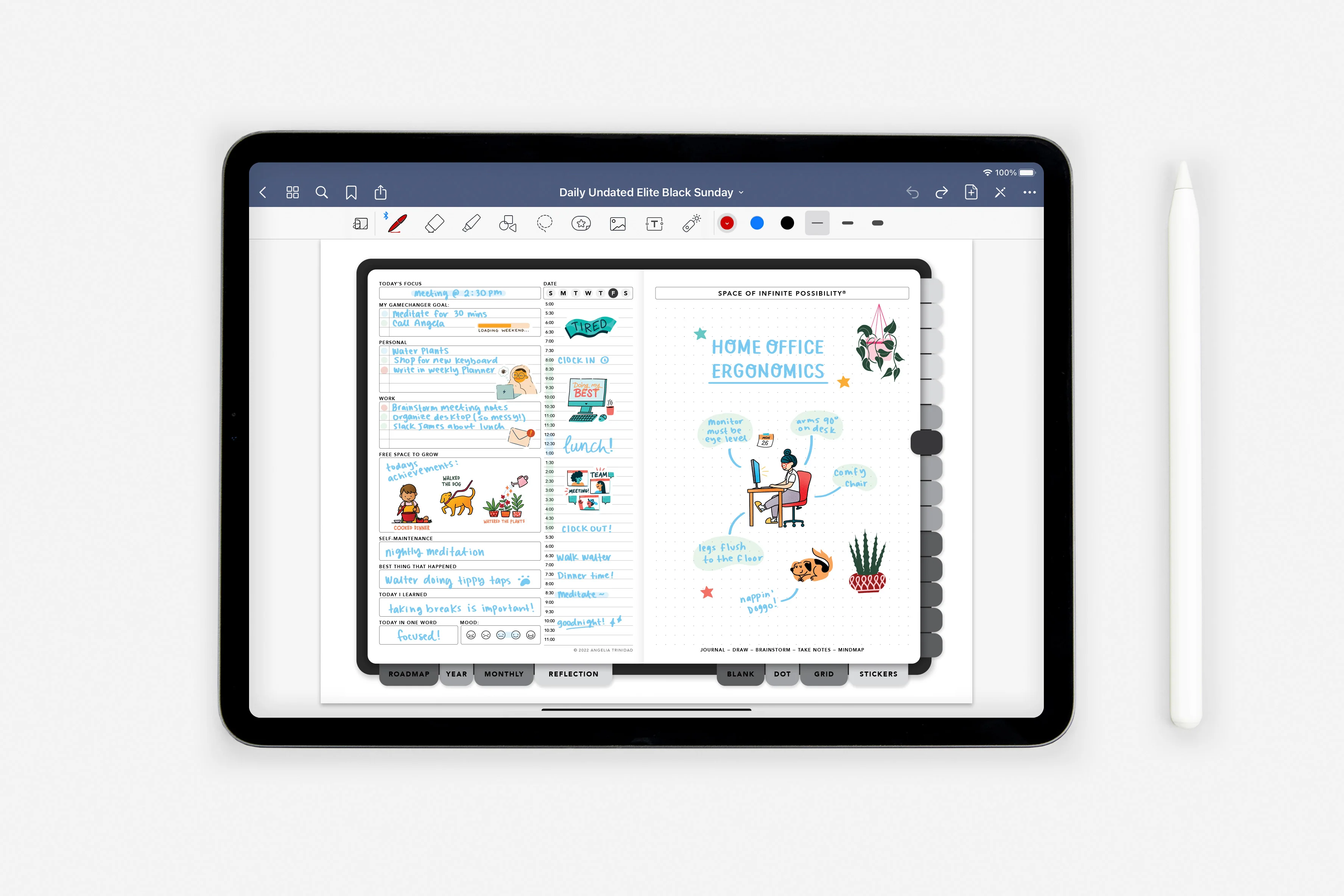 Digital Adulting, Work and Everyday Life Sticker Book - Image 4