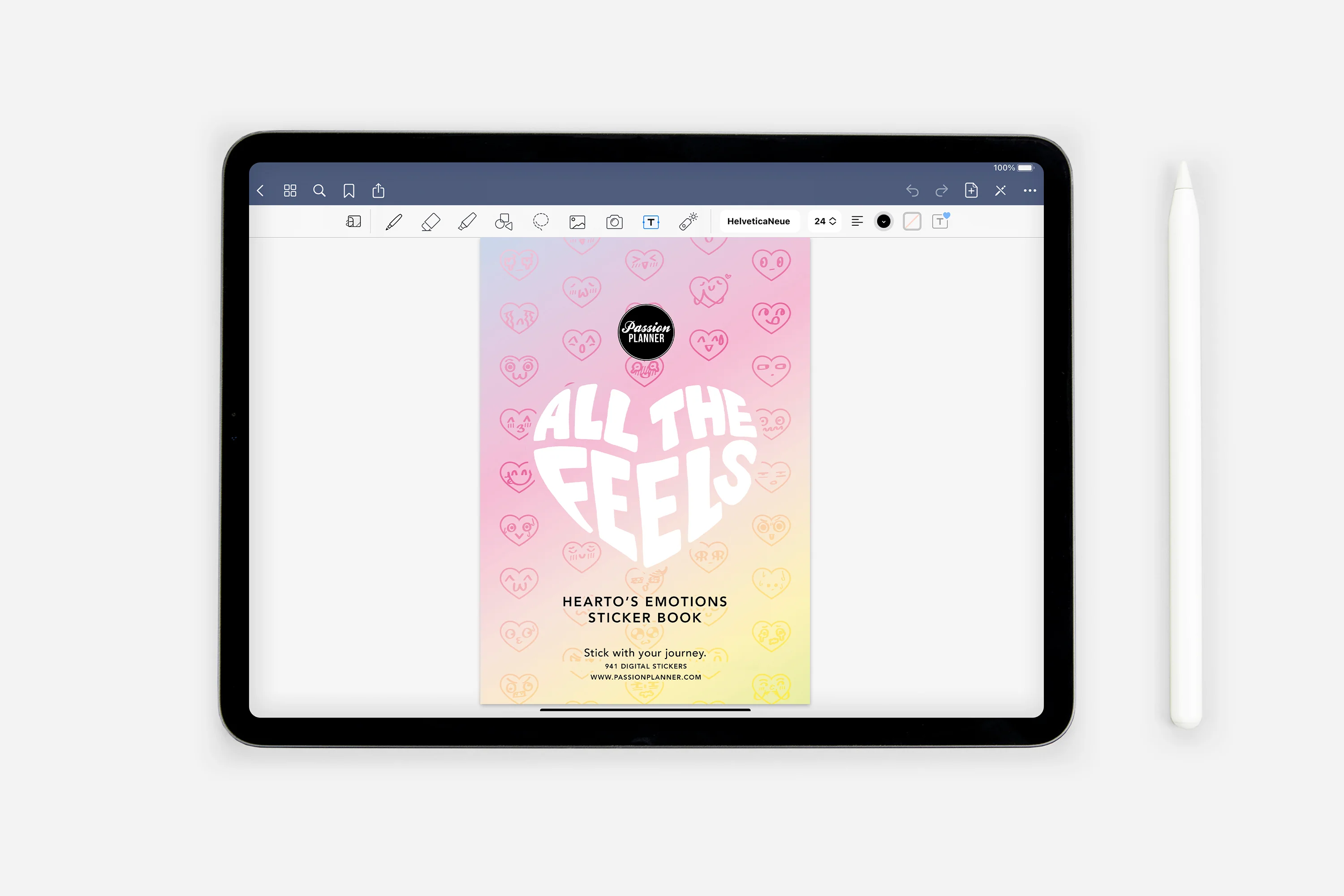 Digital All the Feels - Hearto’s Emotions Sticker Book