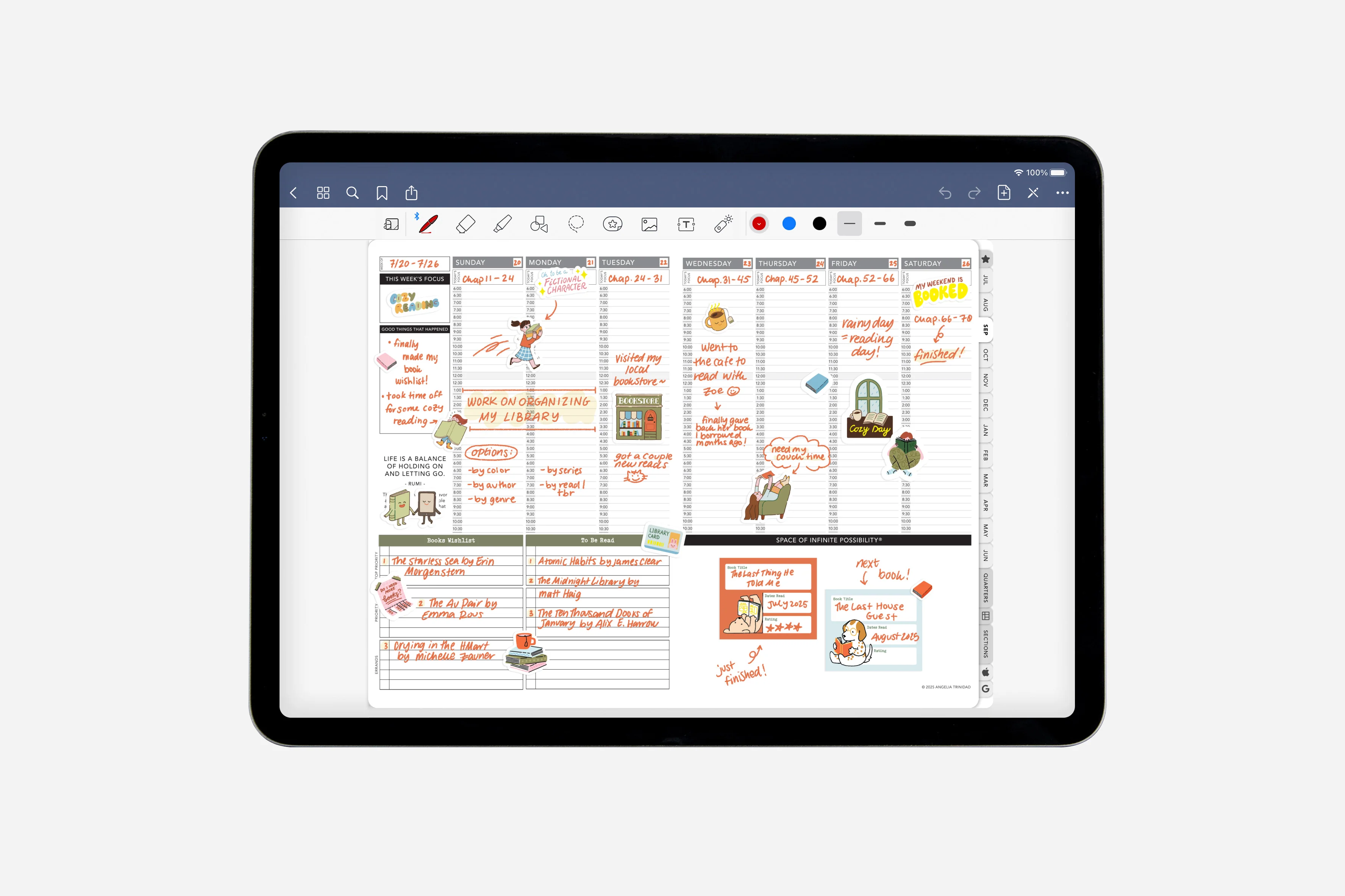 Digital Book Lovers Sticker Book - Image 4