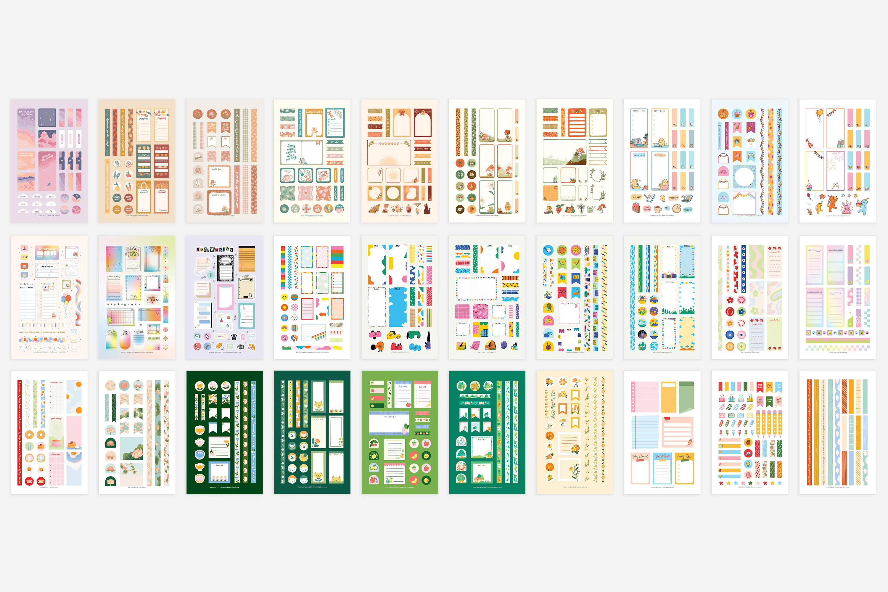 Digital Decorate Your Planner Sticker Book - Image 2