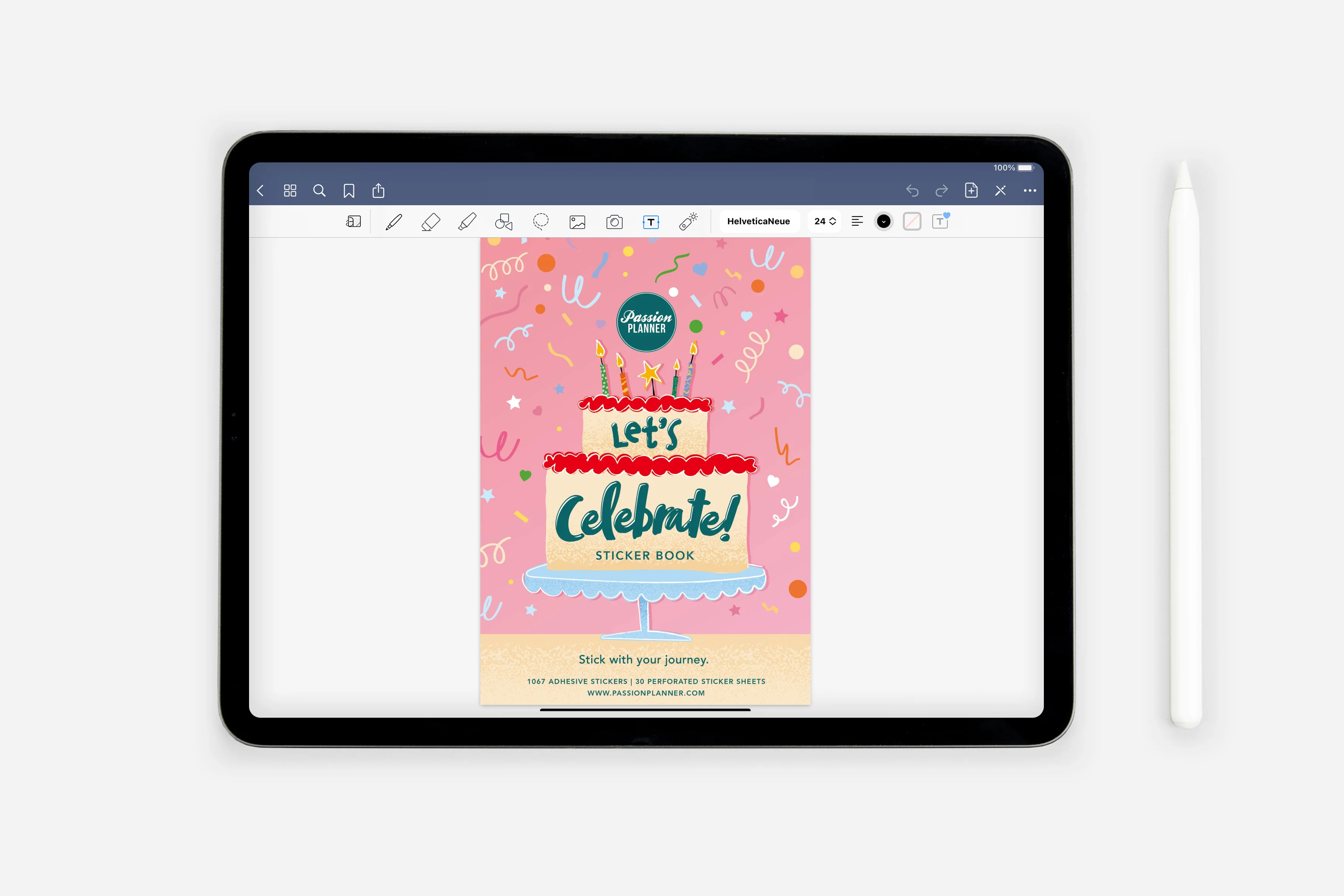 Digital Let's Celebrate! Sticker Book
