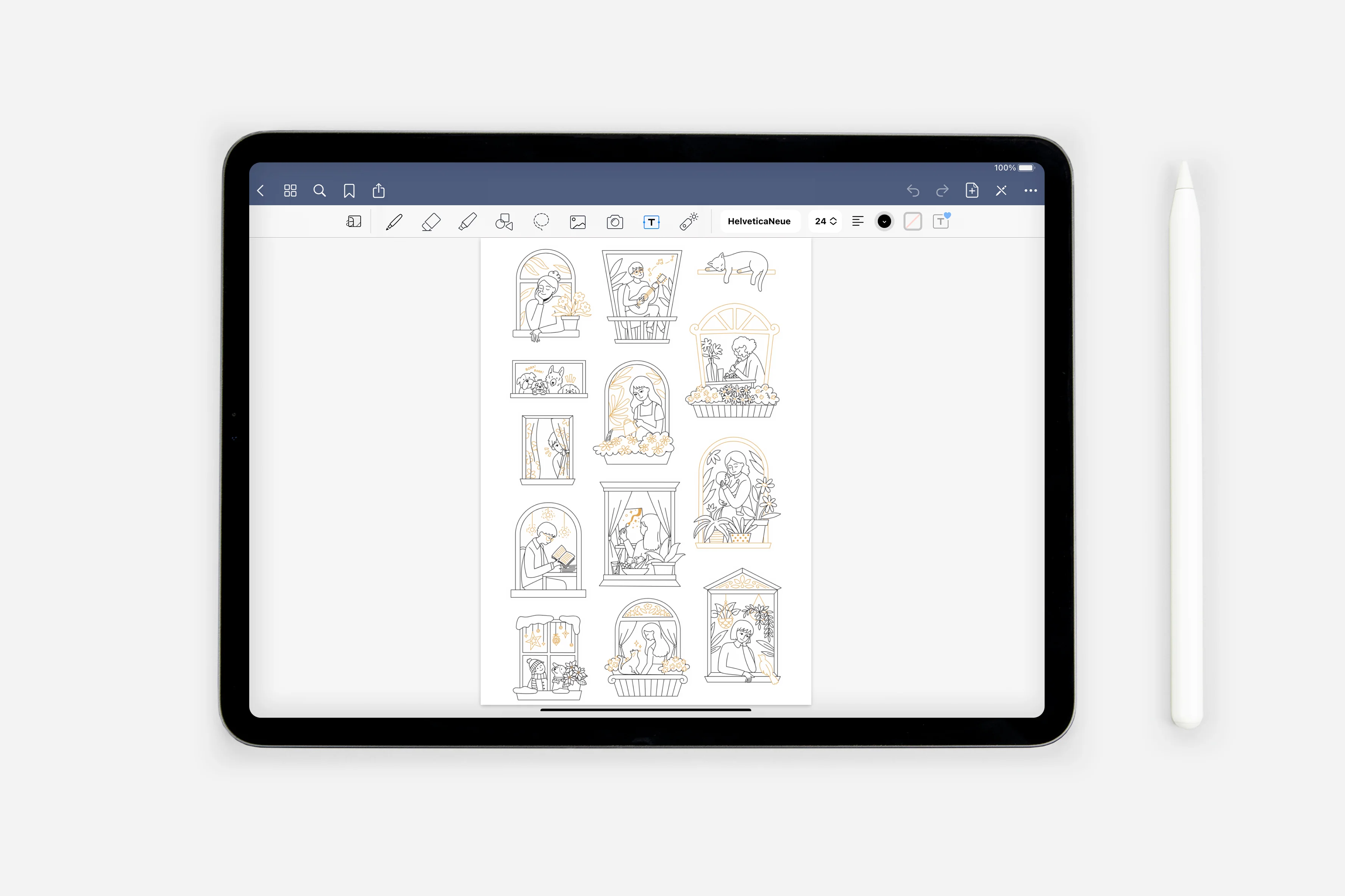 Digital Let's Color! Sticker Book - Image 2