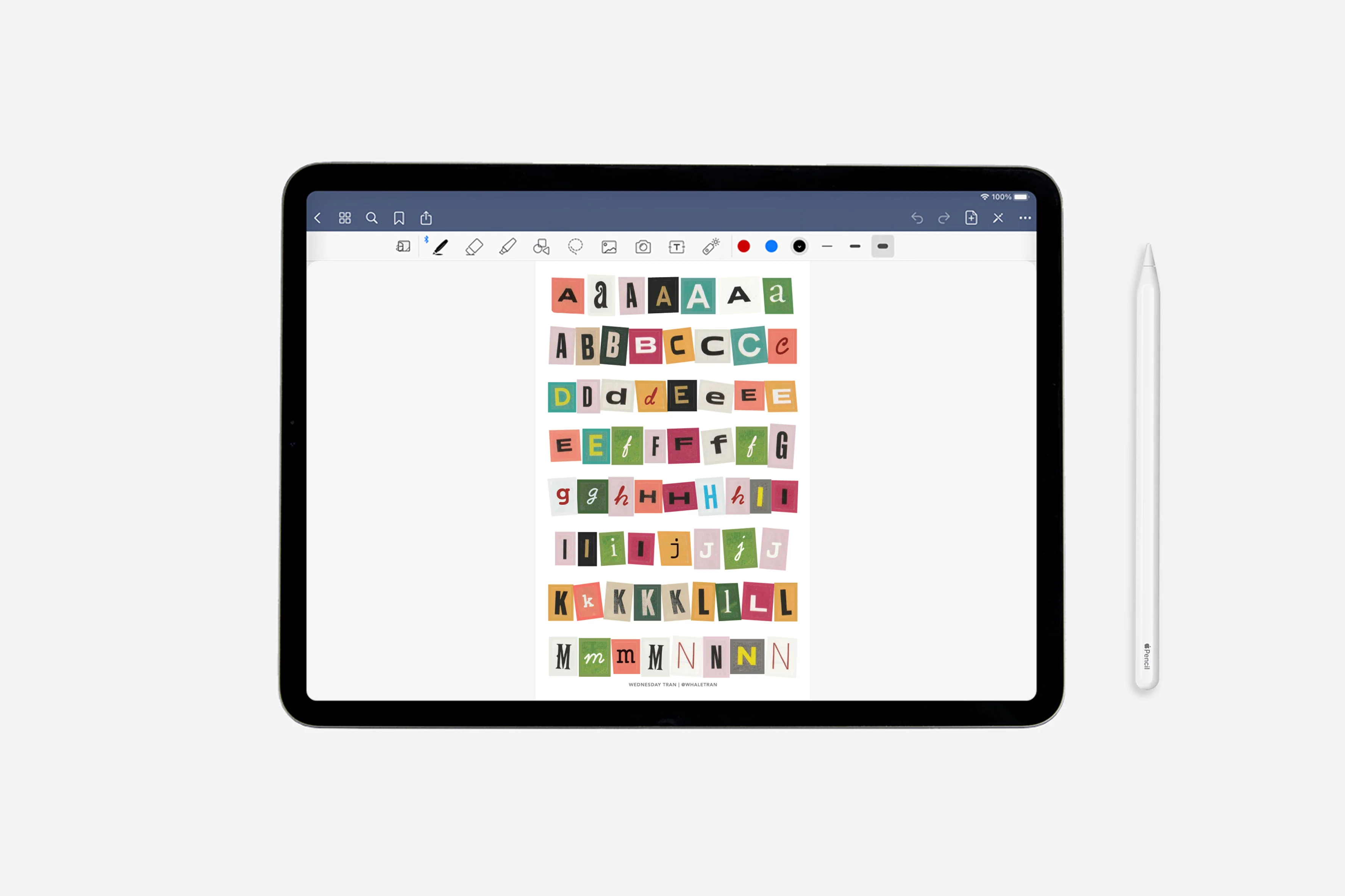 Digital Letters Sticker Pack - Image 2