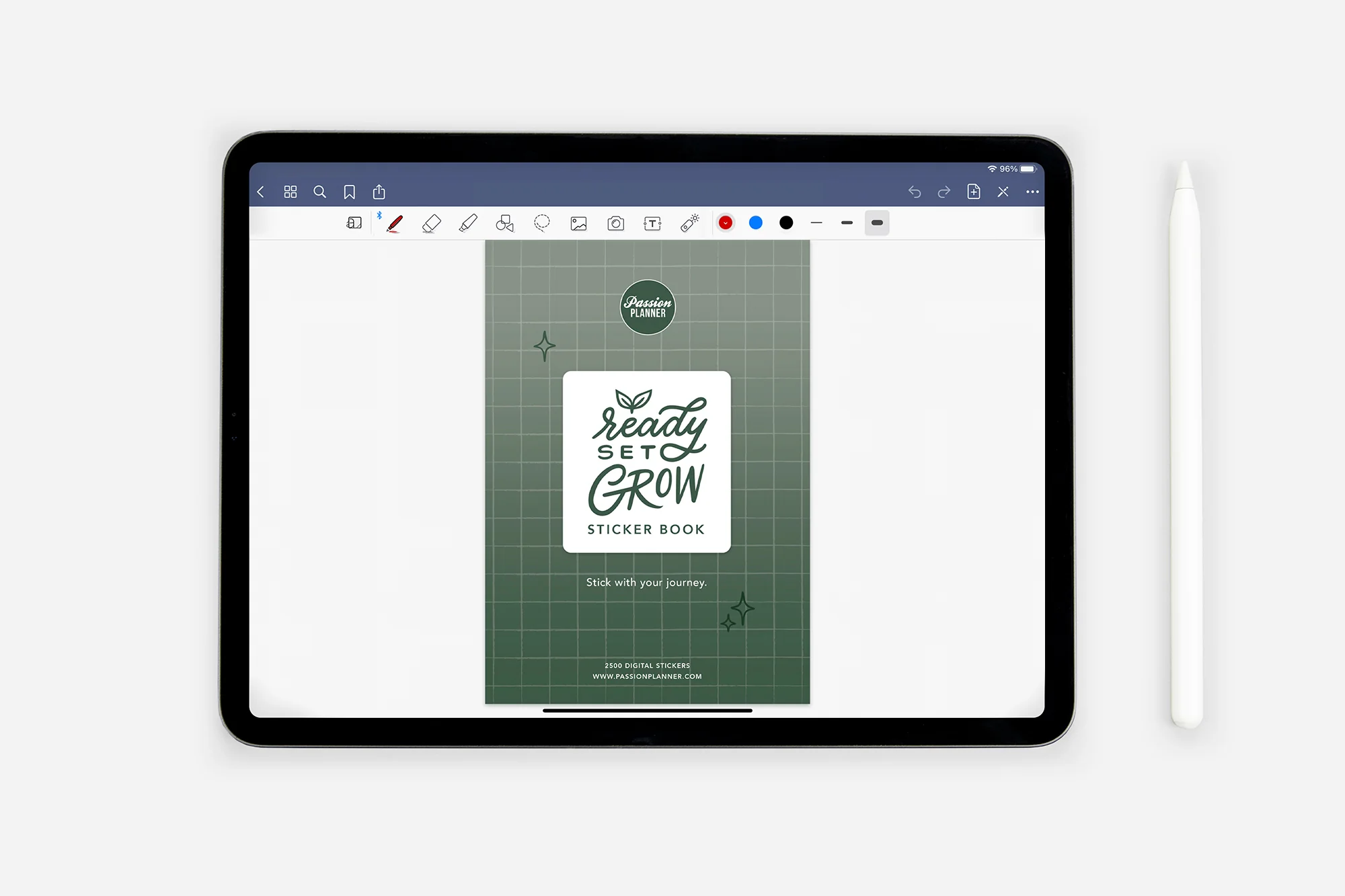 Digital Ready Set Grow Sticker Book