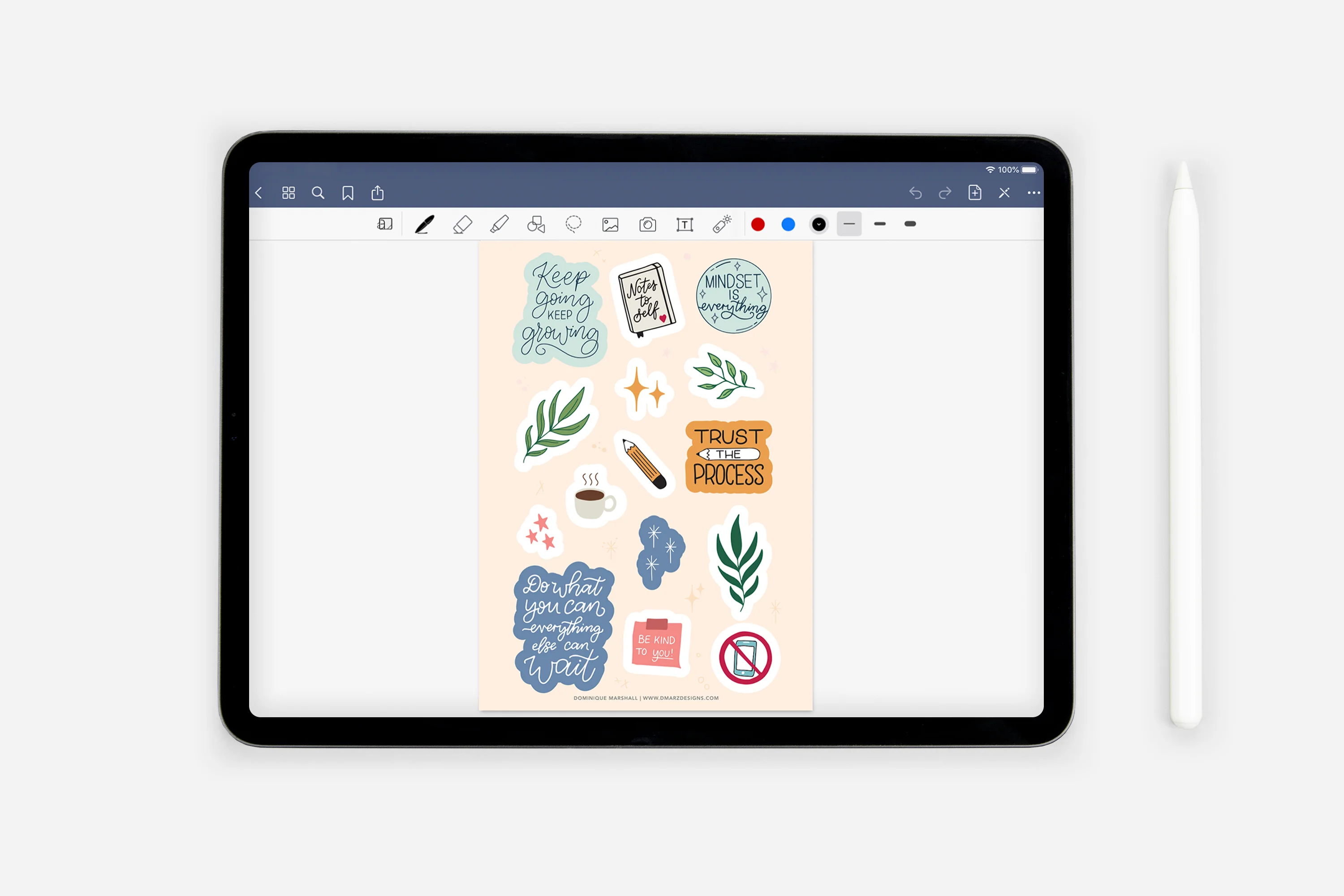 Digital Self-Care Sticker Book - Image 2