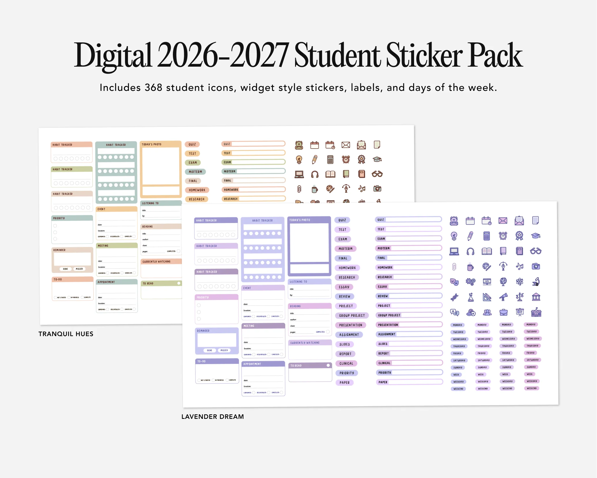 Digital Student 2026-2027 Sticker Pack - Image 3