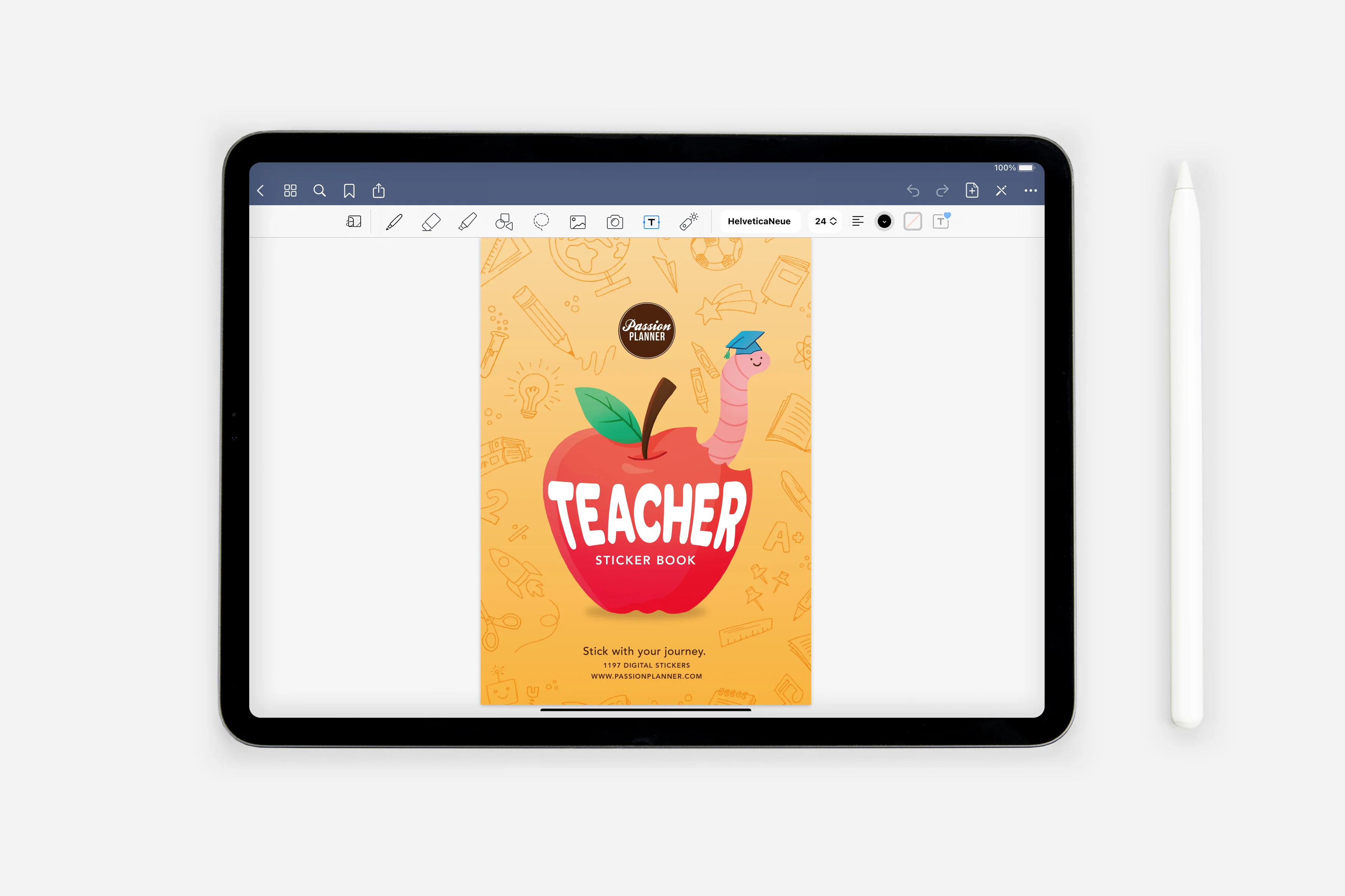 Digital Teacher Sticker Book