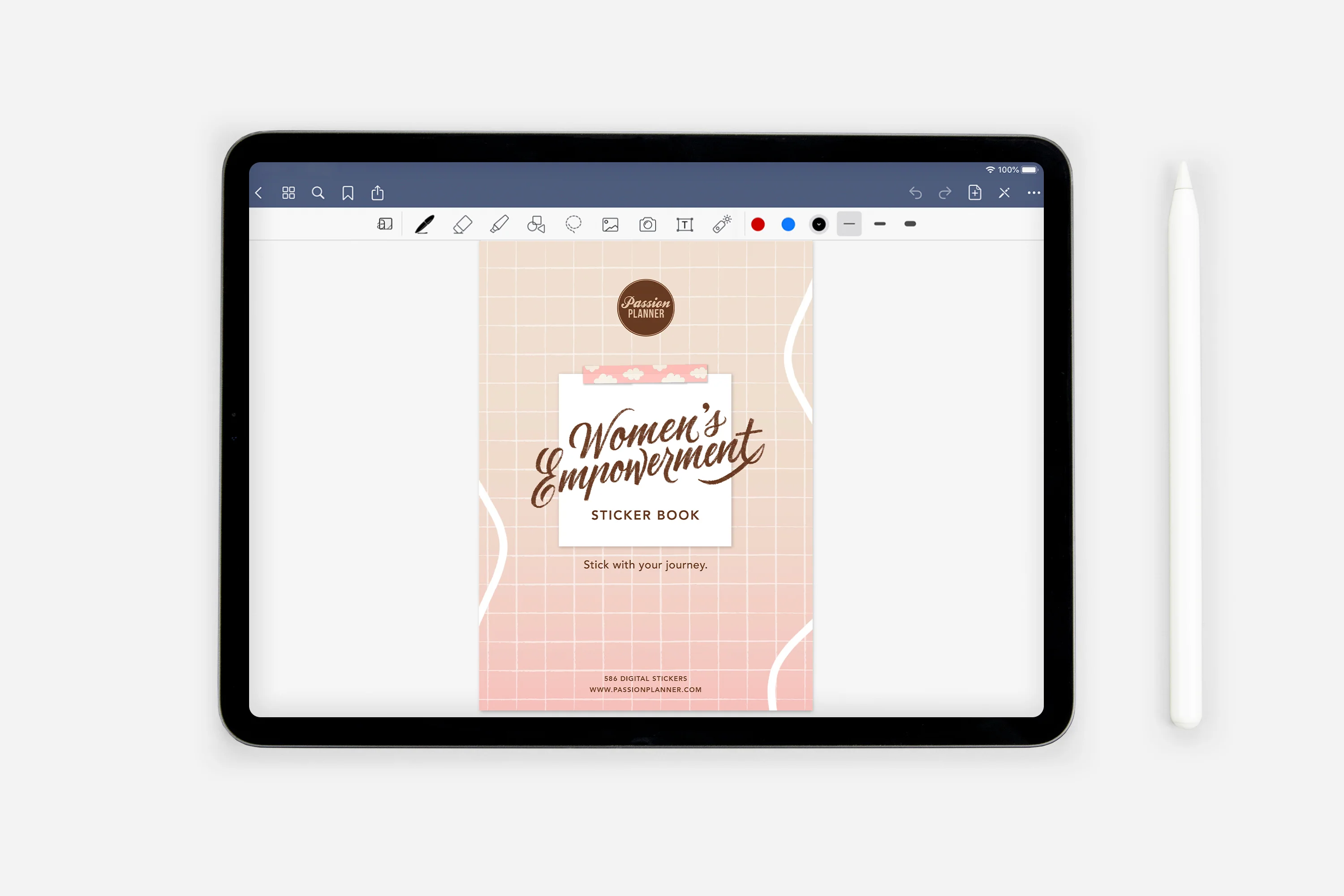 Digital Women's Empowerment Sticker Book