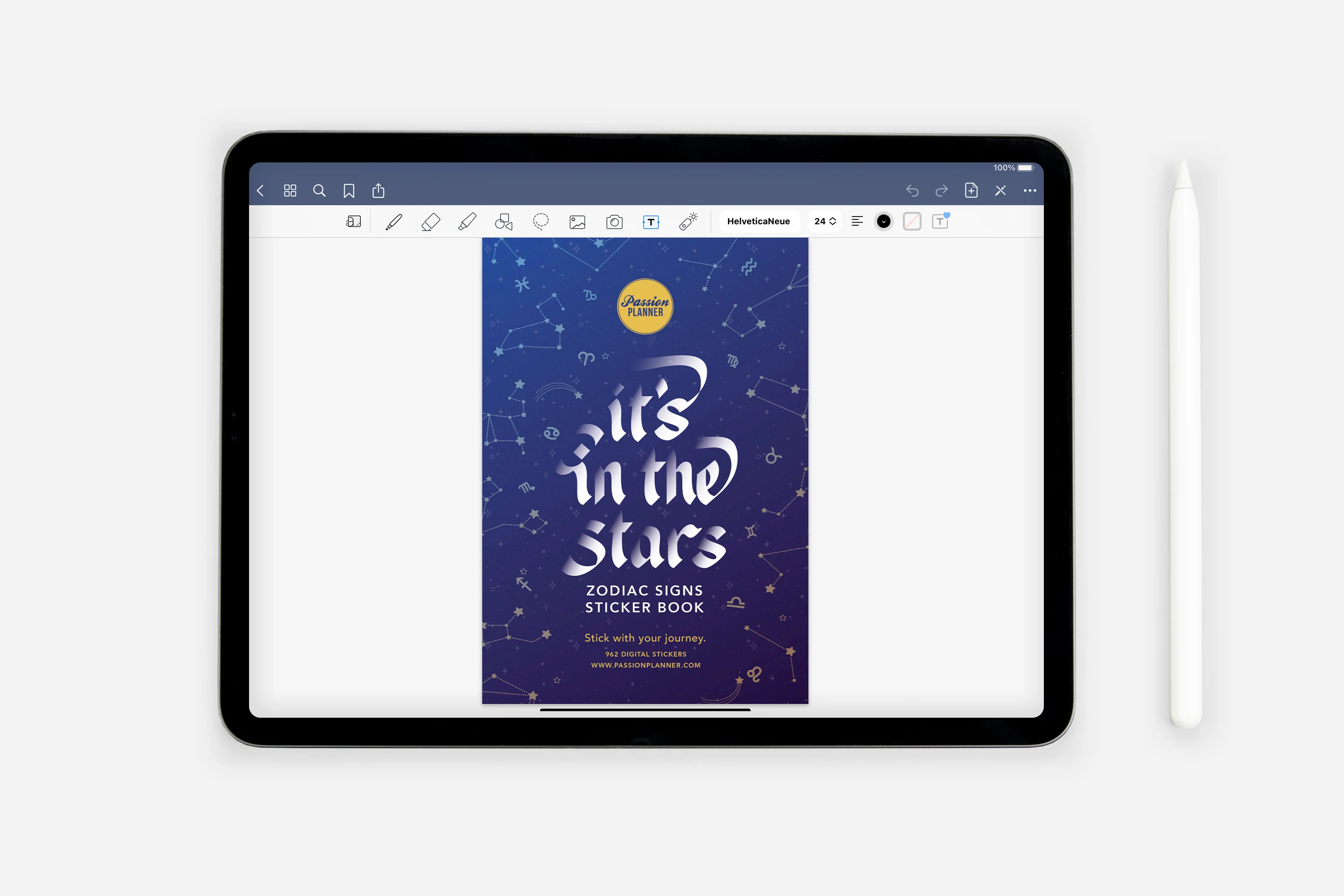 Digital It's in the Stars - Zodiac Signs Sticker Book