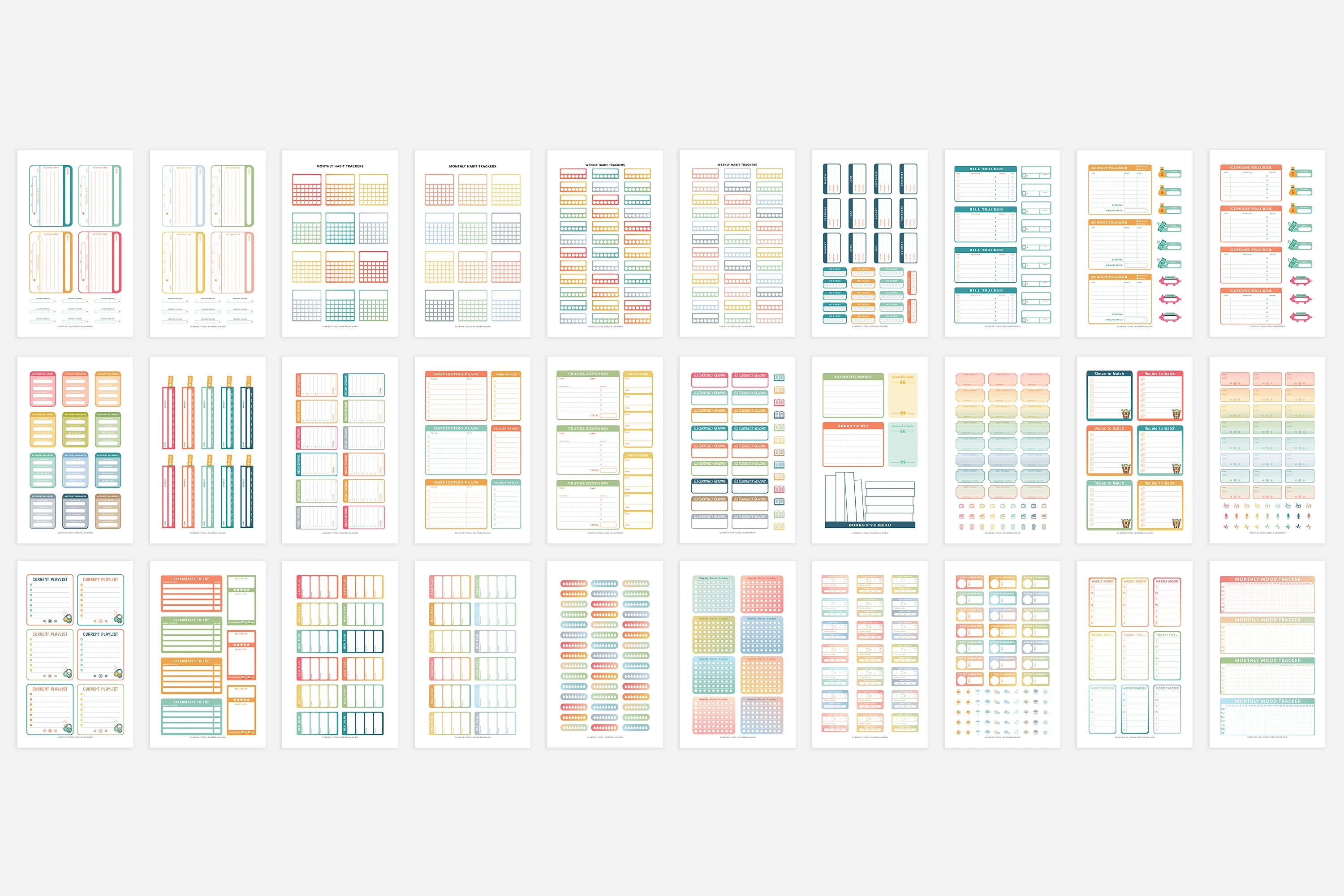 Functional Trackers Sticker Book - Image 2