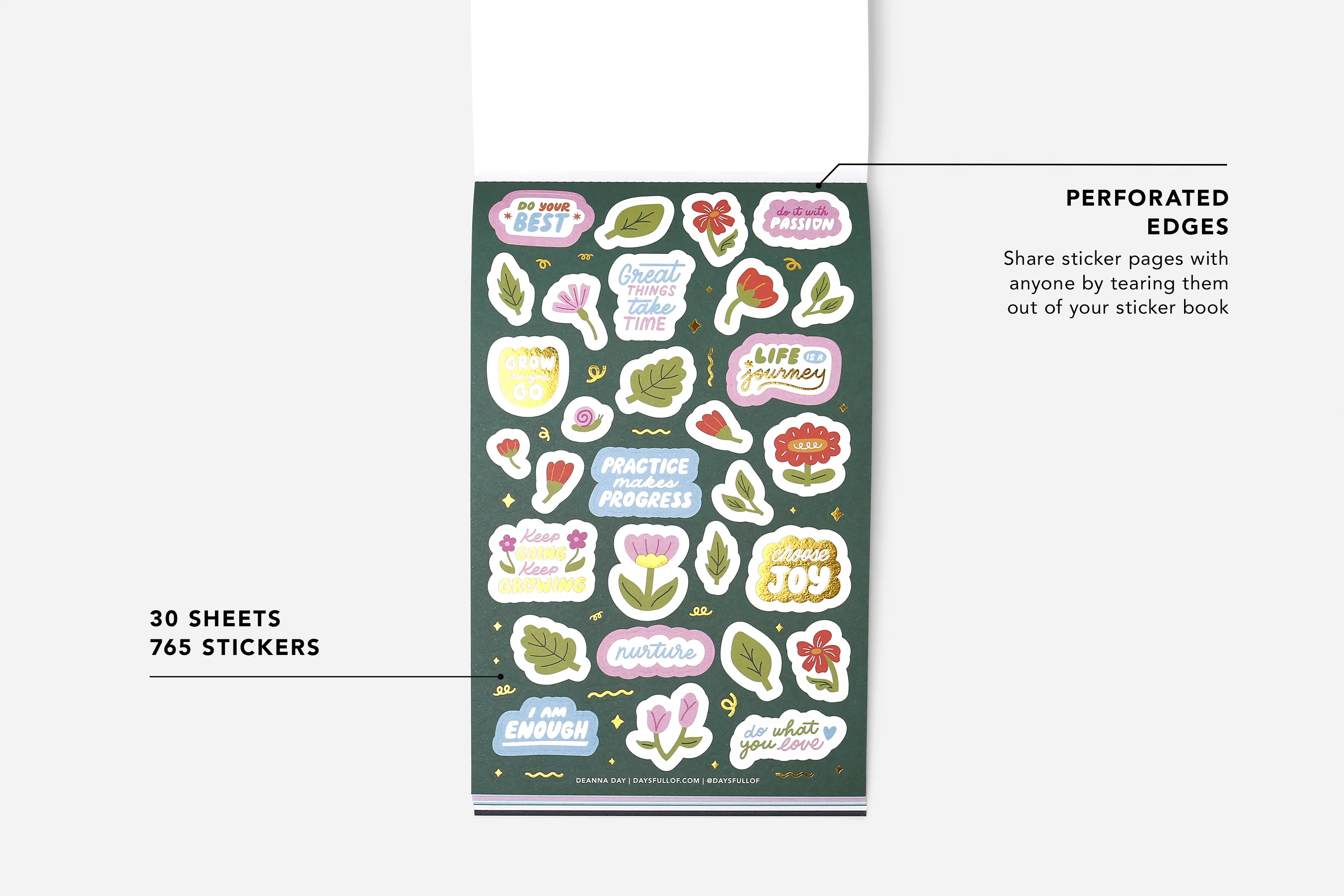 Growth and Goals Sticker Book - Image 3
