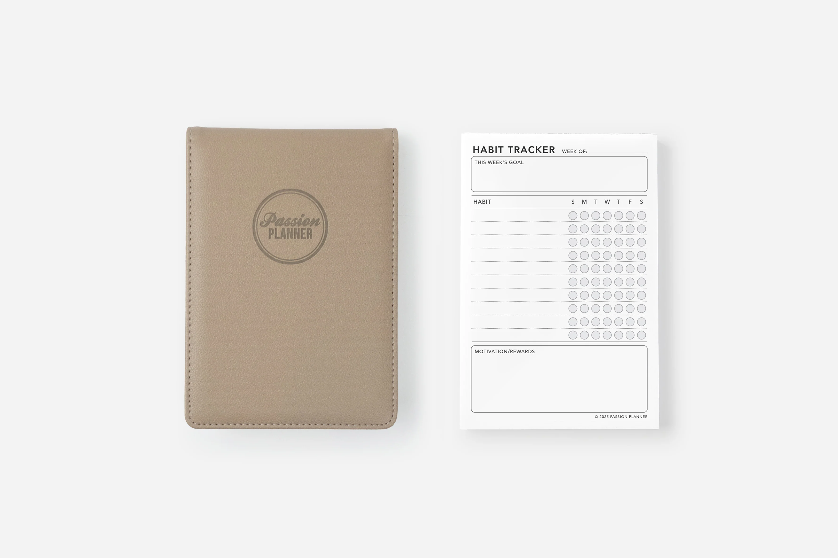 Habit Tracker Notepad Set - Cover and Insert - Image 4
