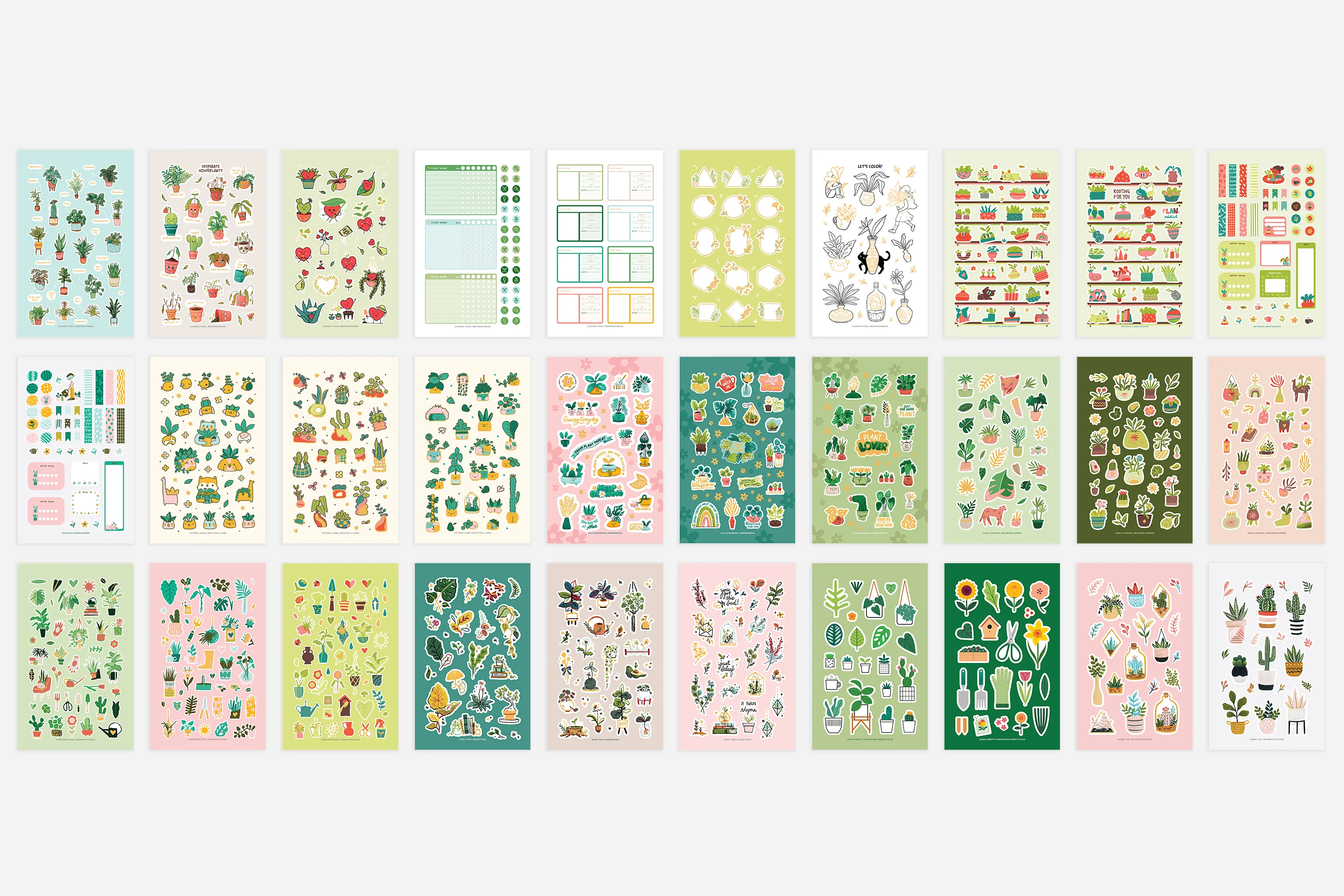Houseplants Sticker Book - Image 2