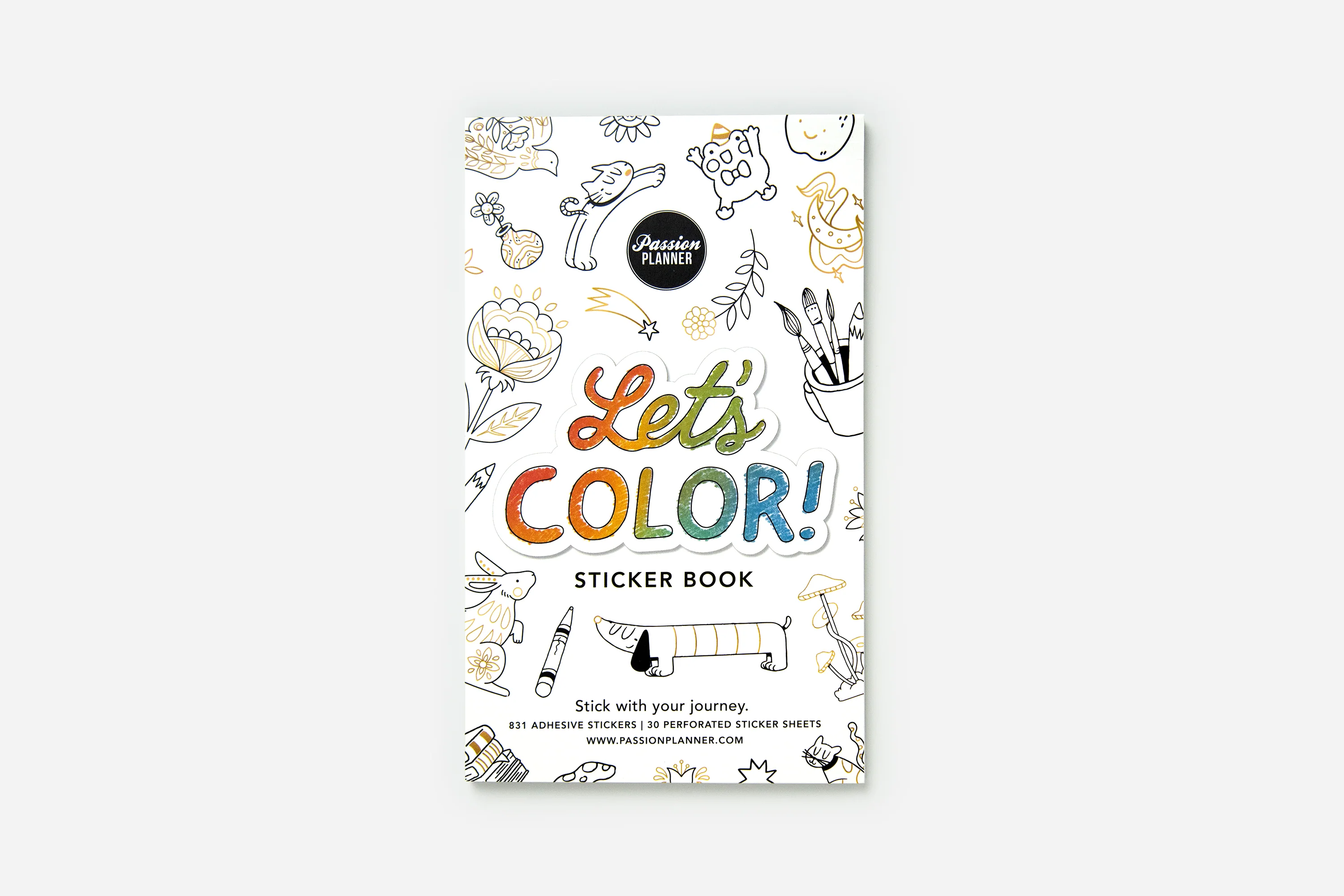Let's Color! Sticker Book