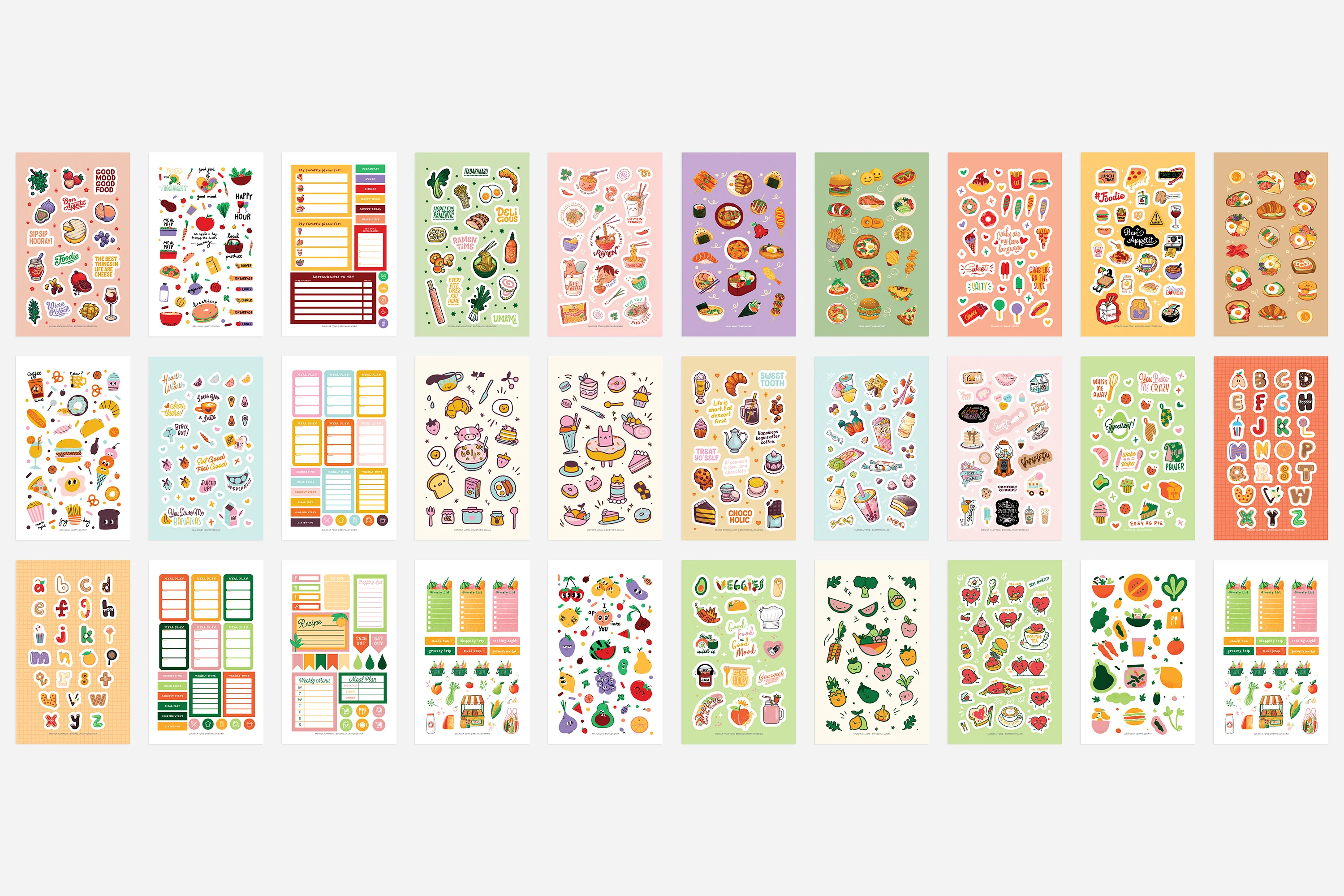 Let's Eat! Foodie Sticker Book - Image 2