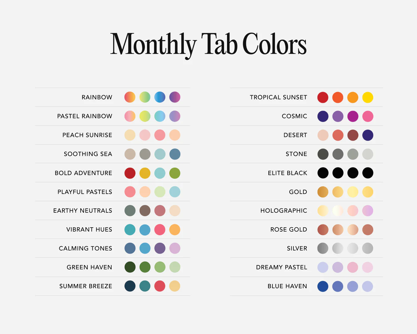 Monthly Tabs - Image 3