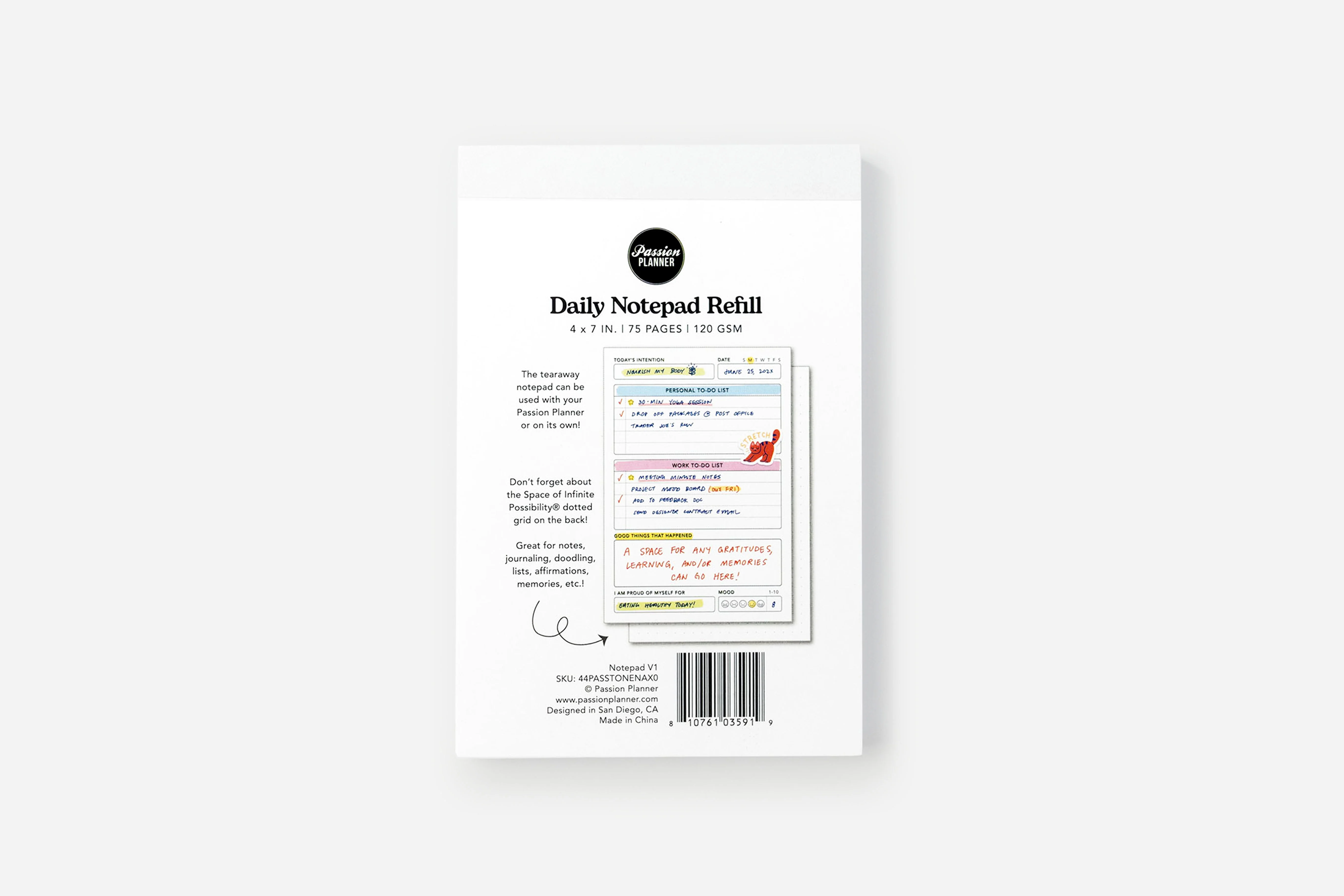 Notepad Insert - Daily Undated - Image 2