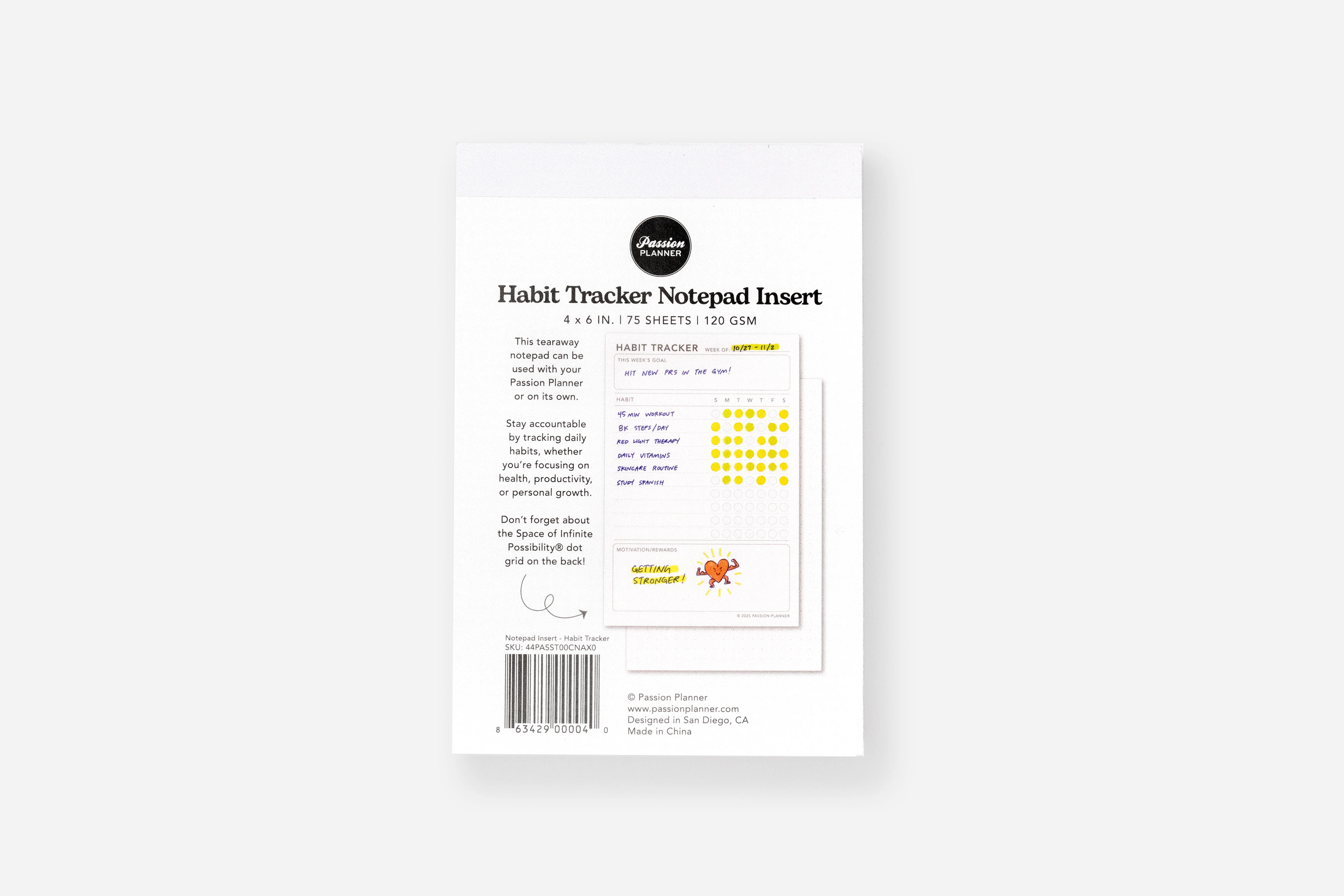 Notepad Insert - Habit Tracker - Image 2