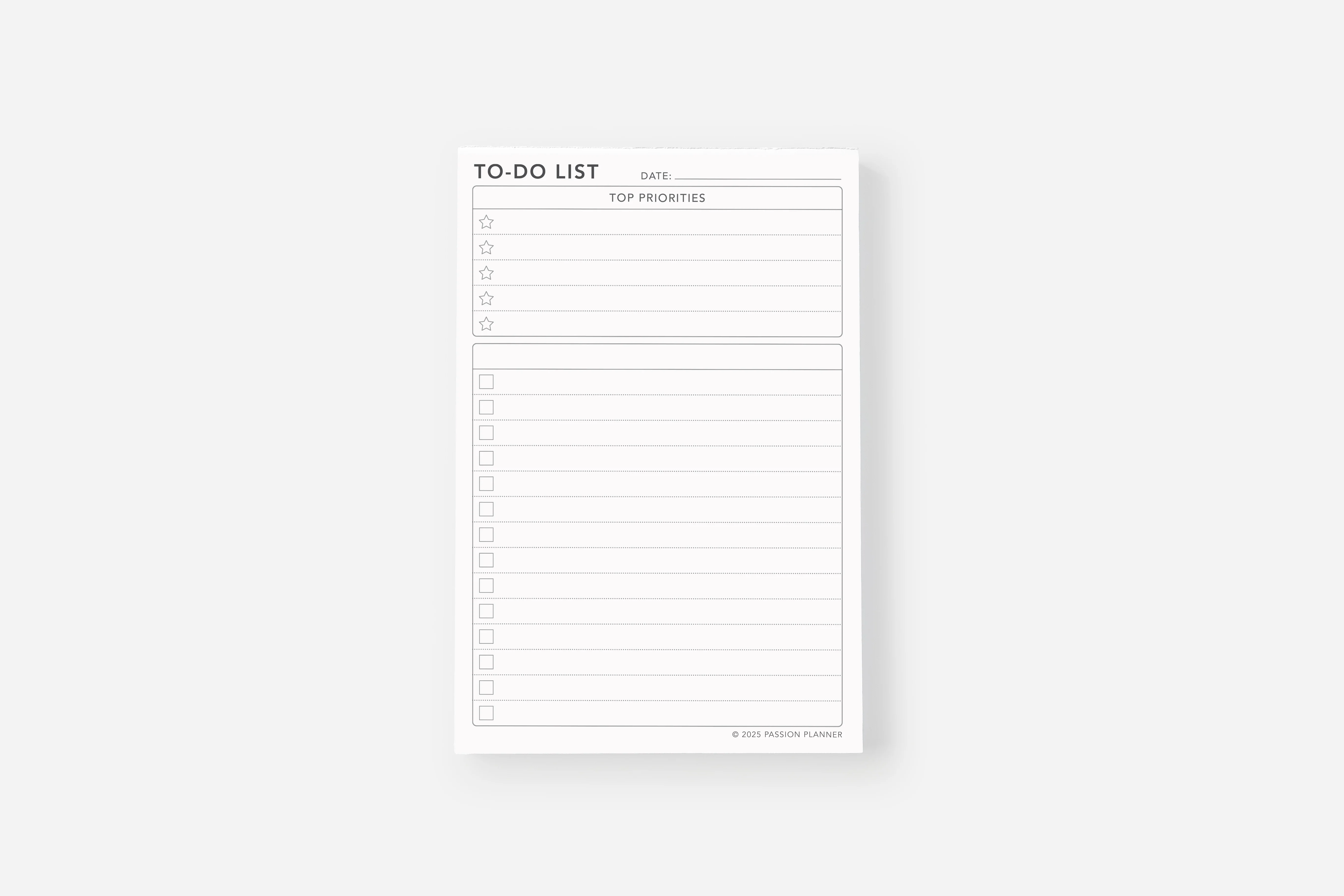 Notepad Insert - To-Do List