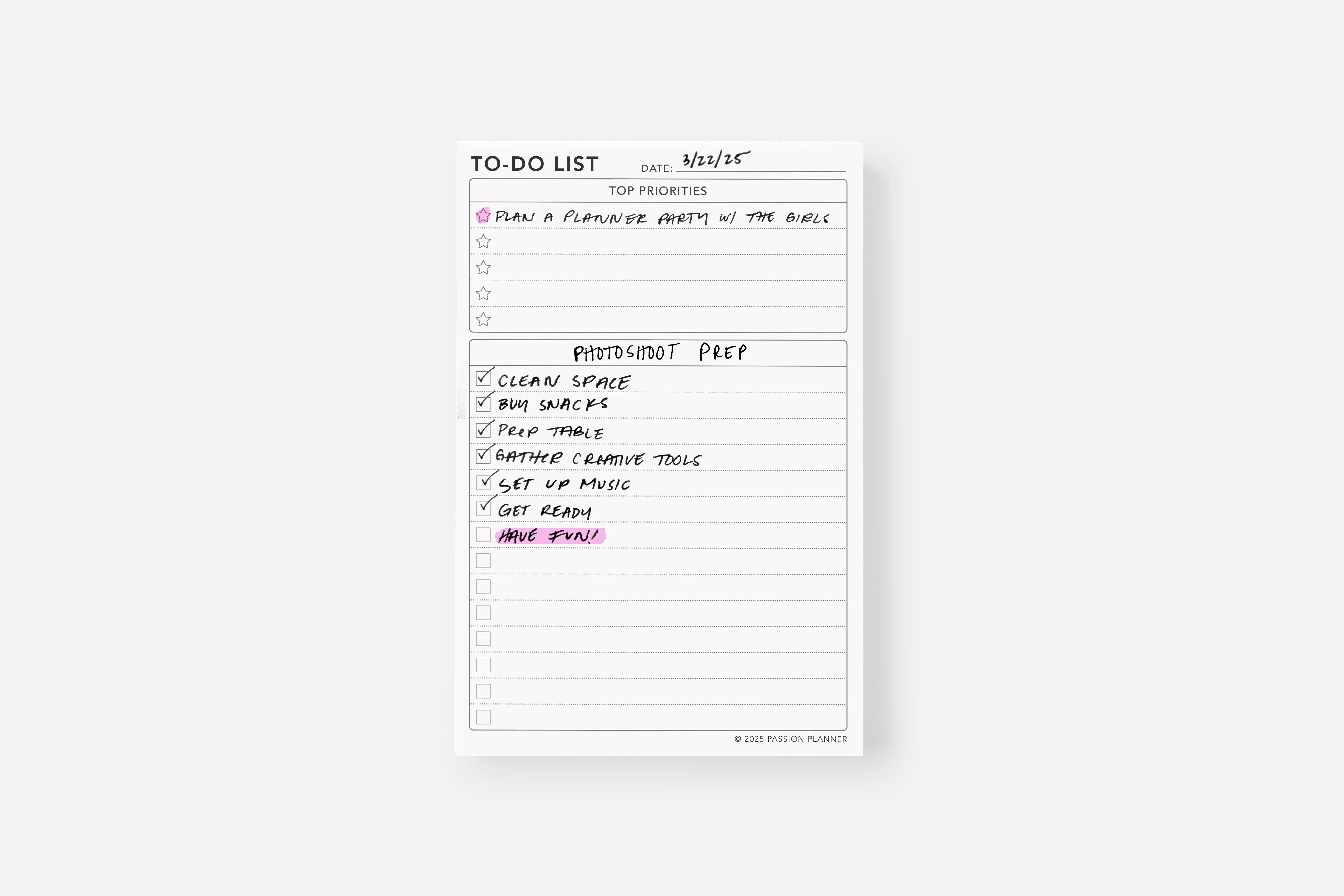 Notepad Insert - To-Do List - Image 3