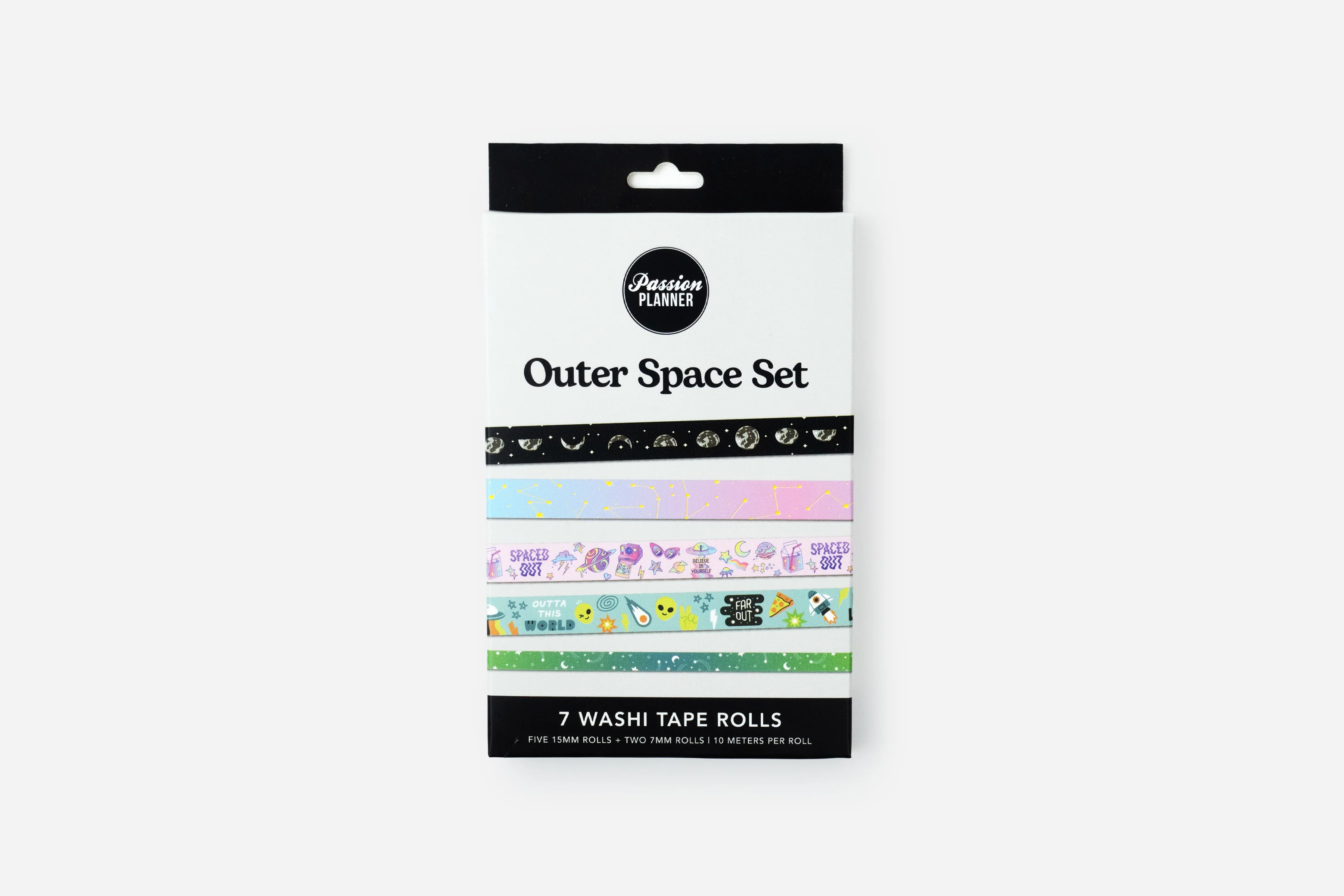 Outer Space Washi Tape Set - 7 Rolls