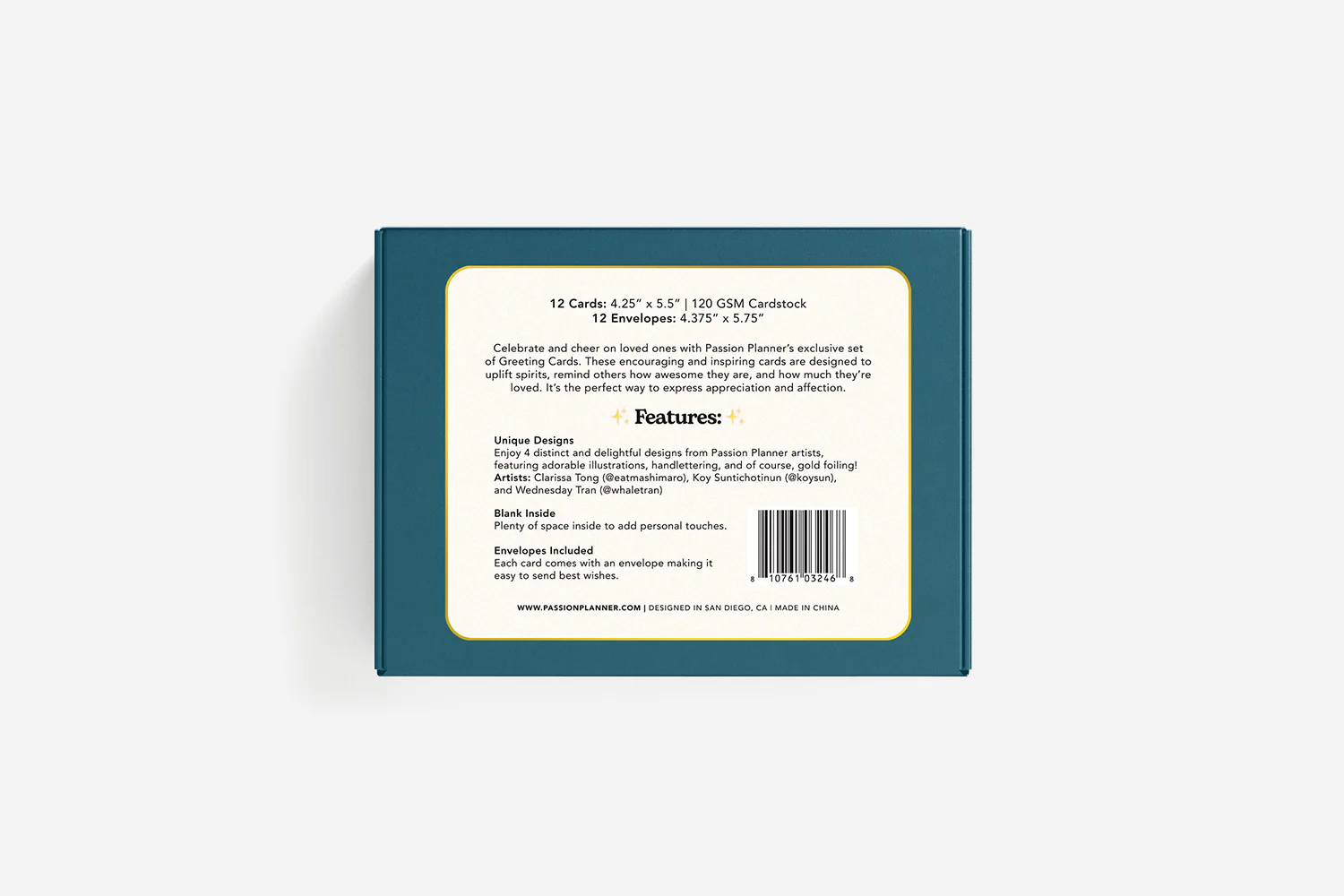 Passion Planner Greeting Card Set - 12-pack - Image 5