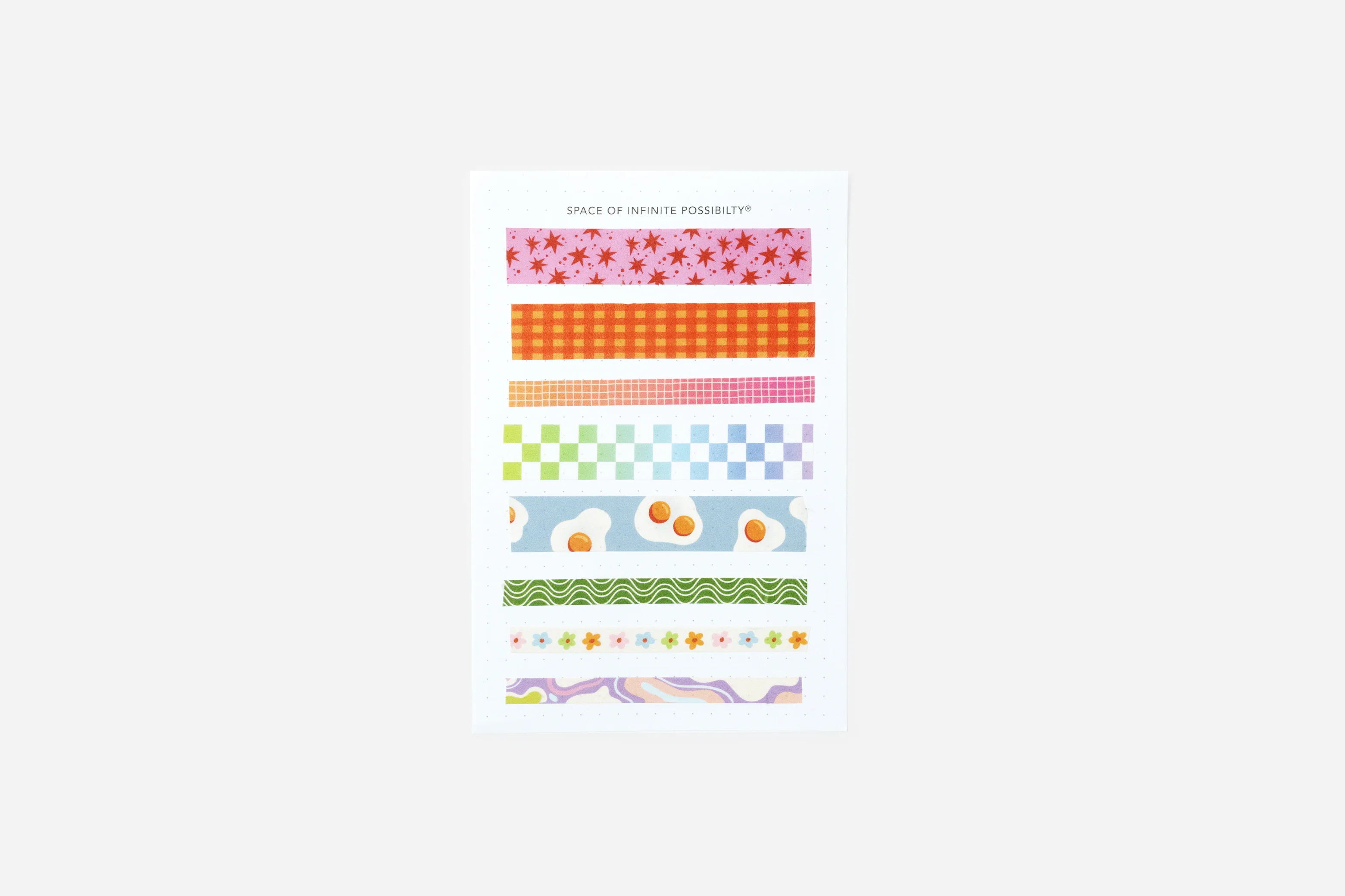 Playful Patterns Washi Tape Set - 8 Rolls - Image 3