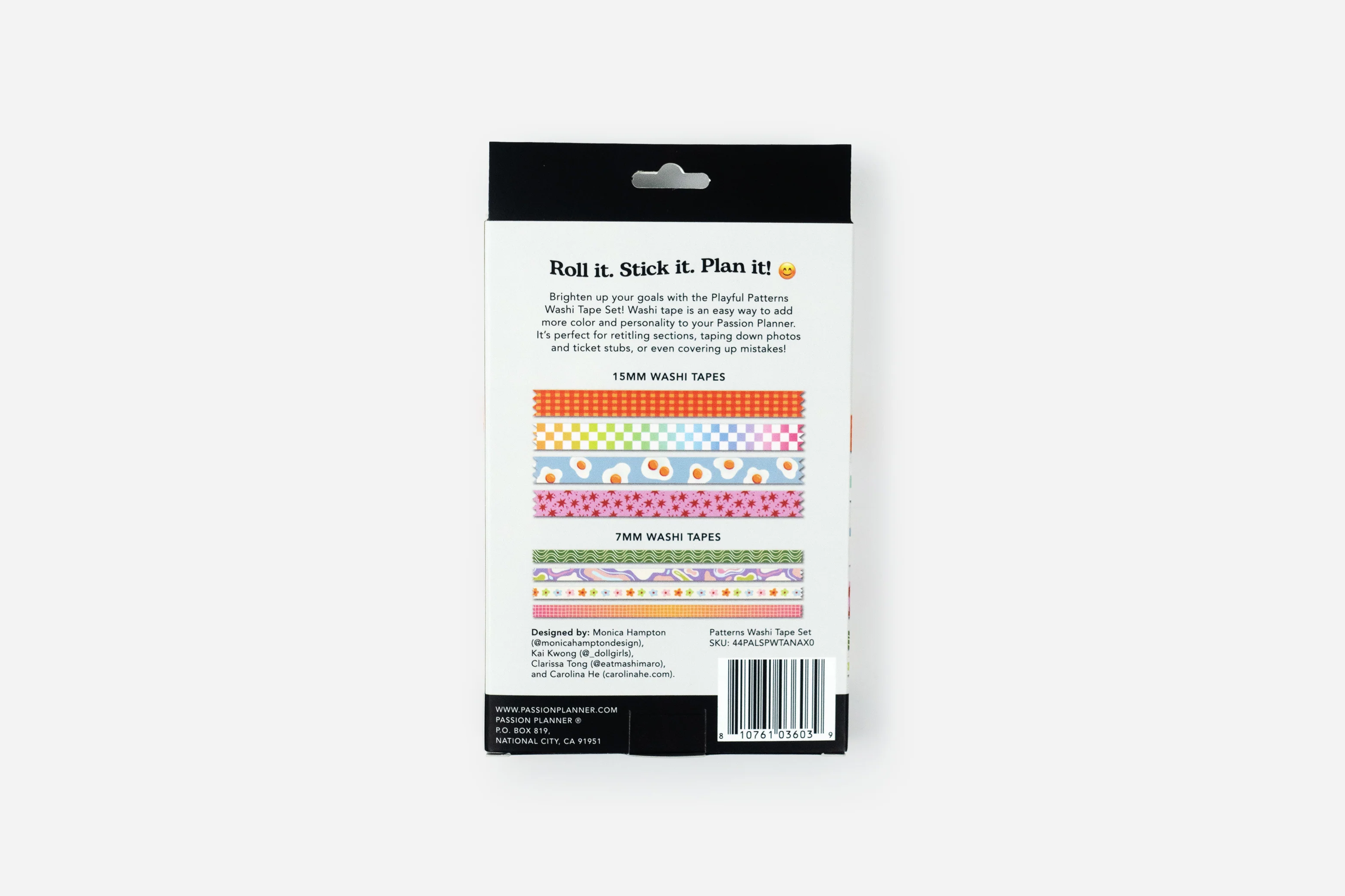 Playful Patterns Washi Tape Set - 8 Rolls - Image 4
