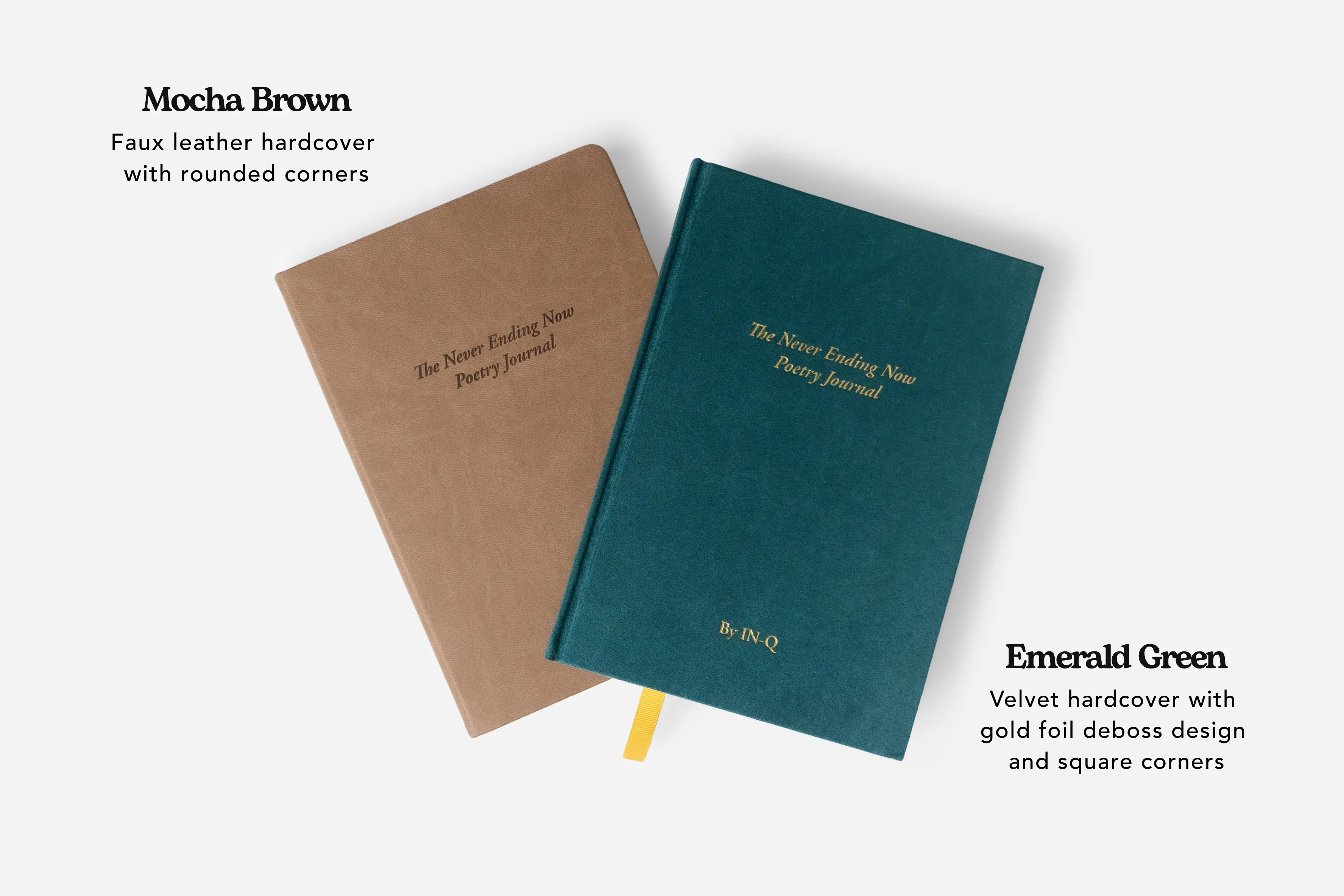 The Never Ending Now Poetry Journal - Mocha Brown - Image 8