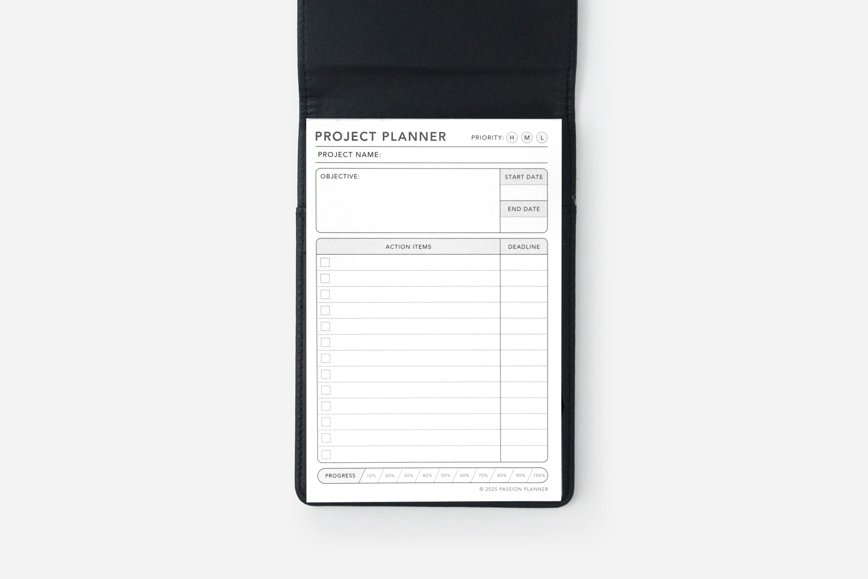 Project Planner Notepad Set - Cover and Insert - Image 2