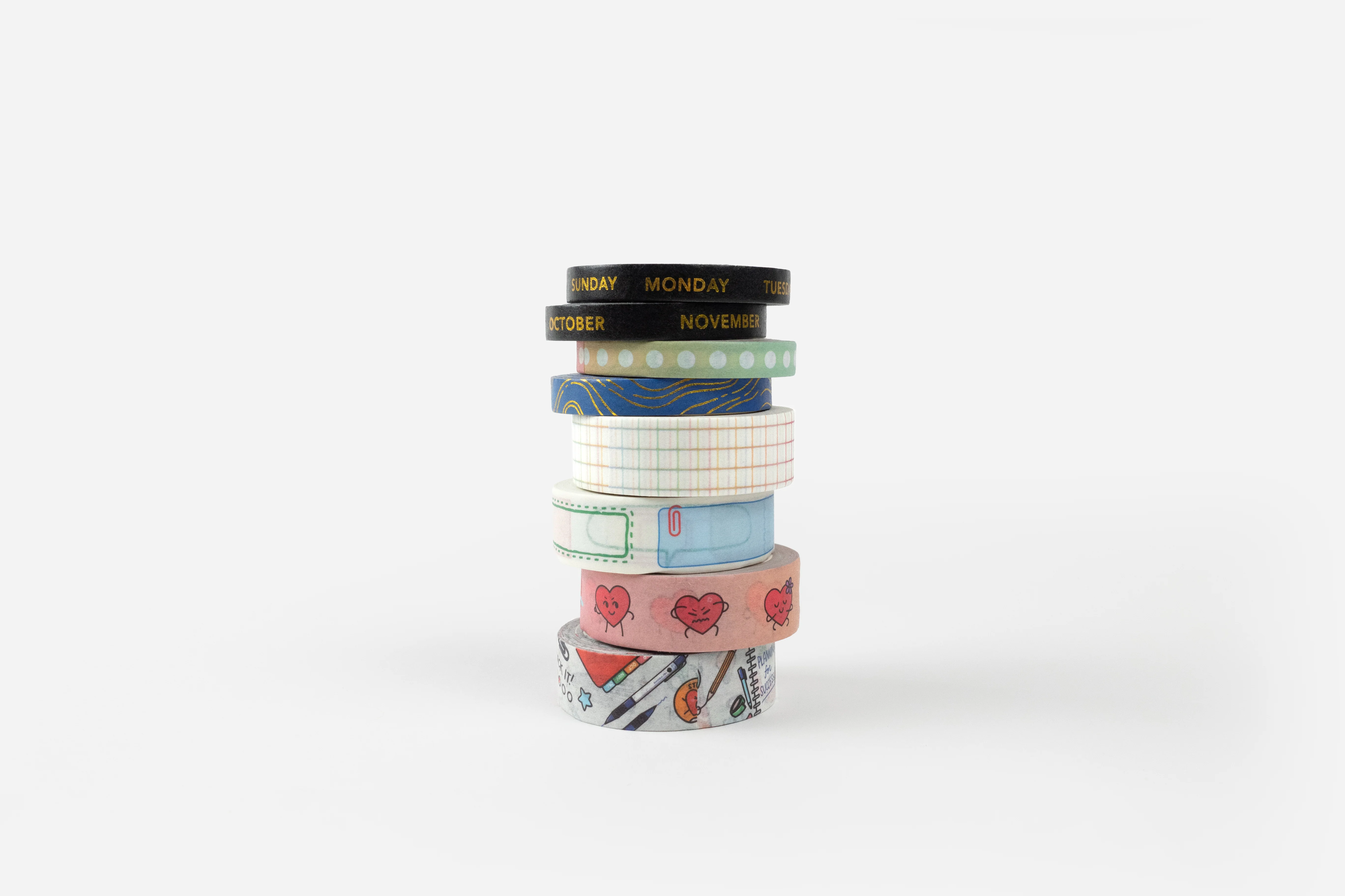 Starter Washi Tape Set - 8 Rolls - Image 3