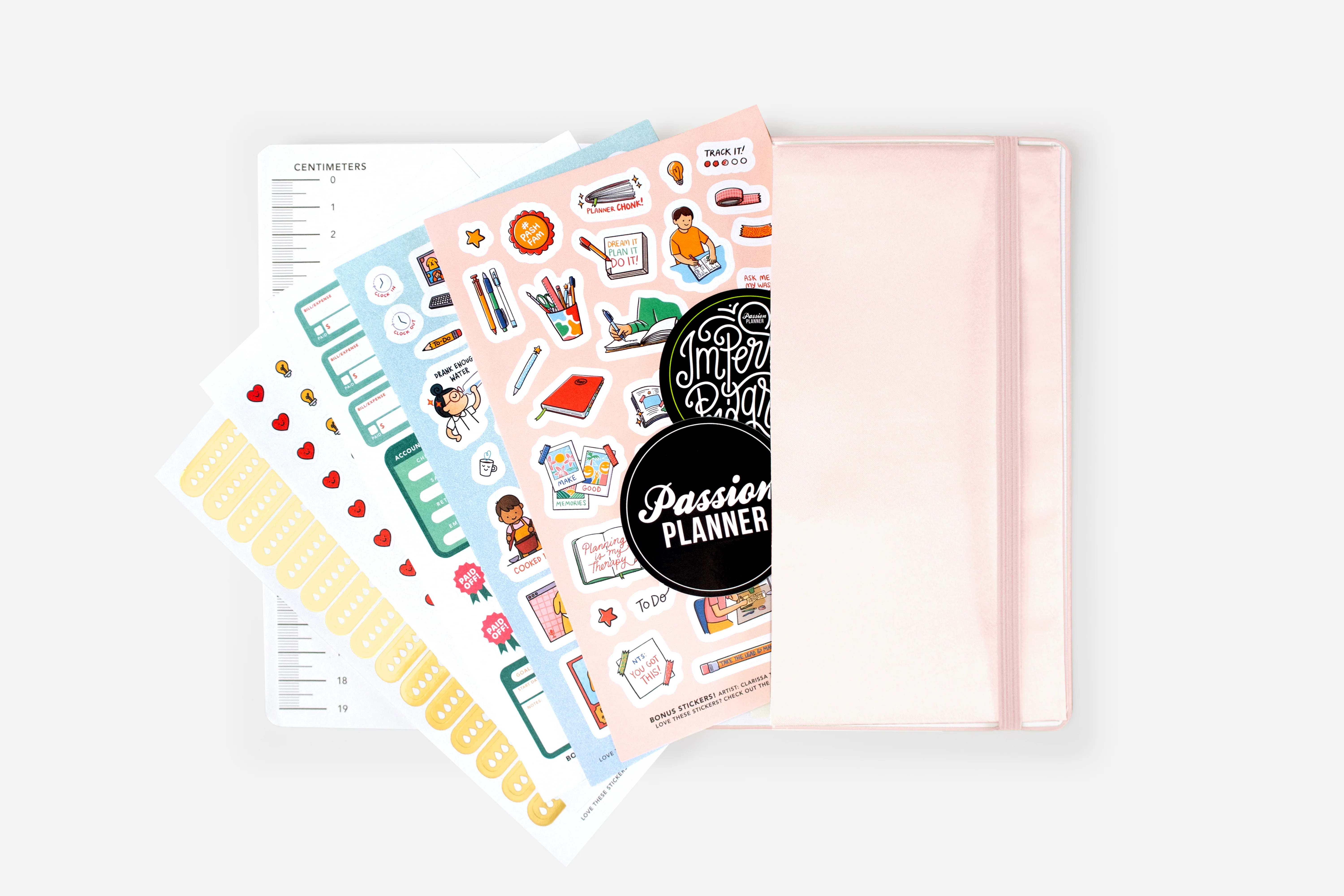 Weekly Undated Planner - Sakura Melody Rose Gold - Image 7