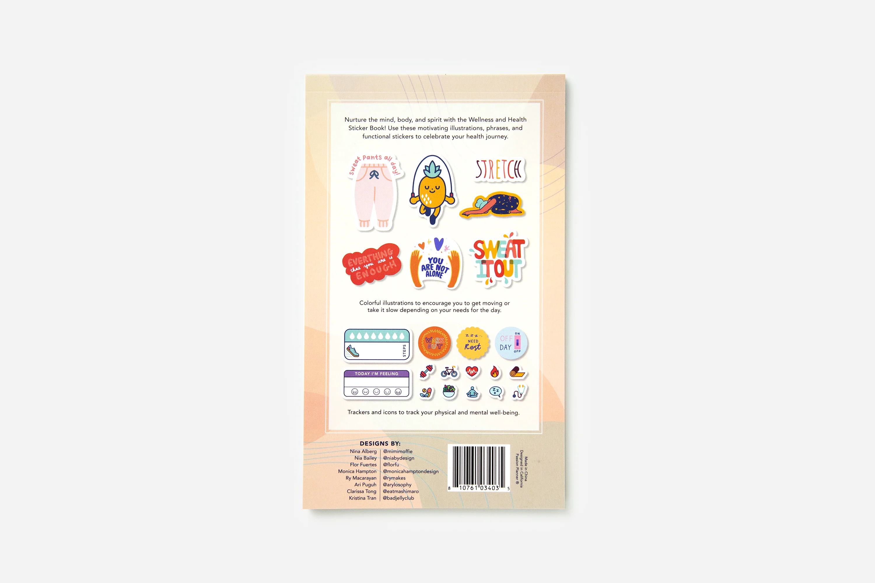 Wellness and Health Sticker Book - Image 5
